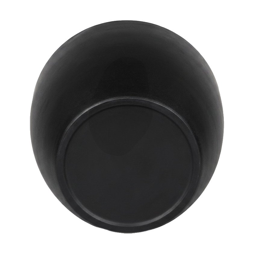 Light Fiber Cement Pot with Bell Shape in Black, 35x32cm size - image 2
