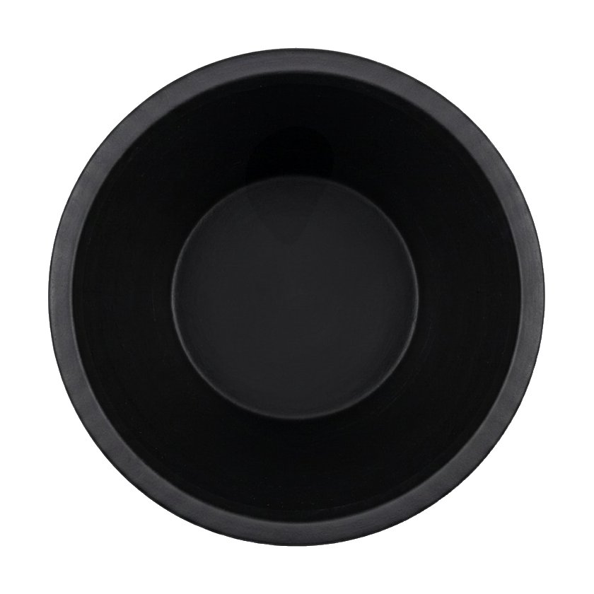 Maceta de Fibrocemento Ligero con Forma de Campana en Negro, tamaño 55x47cm - image 4