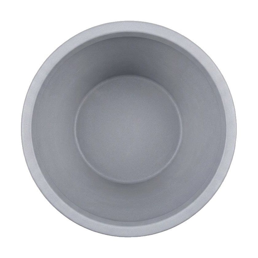 Maceta de Fibrocemento Ligero con Forma de Campana en Gris Claro, tamaño 44x37cm - image 3