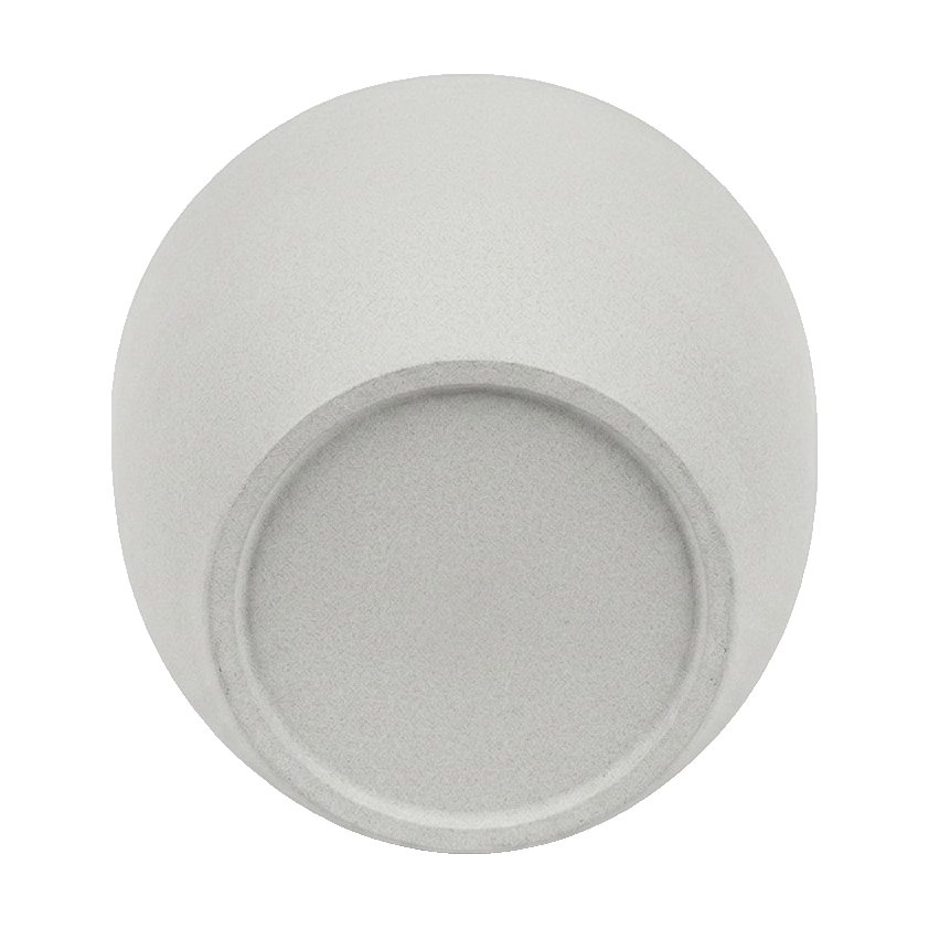 Maceta de Fibrocemento Ligero con Forma de Campana en Blanco Hueso, tamaño 55x47cm - image 2