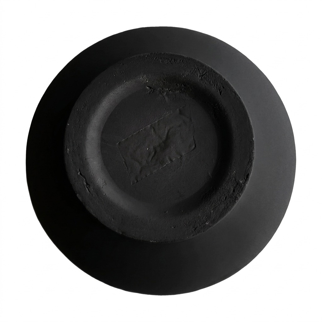 Maceta de Fibrocemento Ligero con Forma de Cuenco Chino en Negro, tamaño 45x18cm - image 4