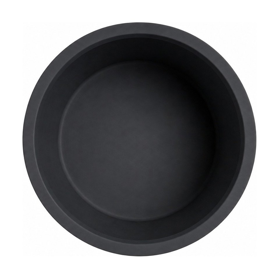 Maceta de Fibrocemento Ligero con Forma de Cilindro en Negro, tamaño 40x42cm - image 2