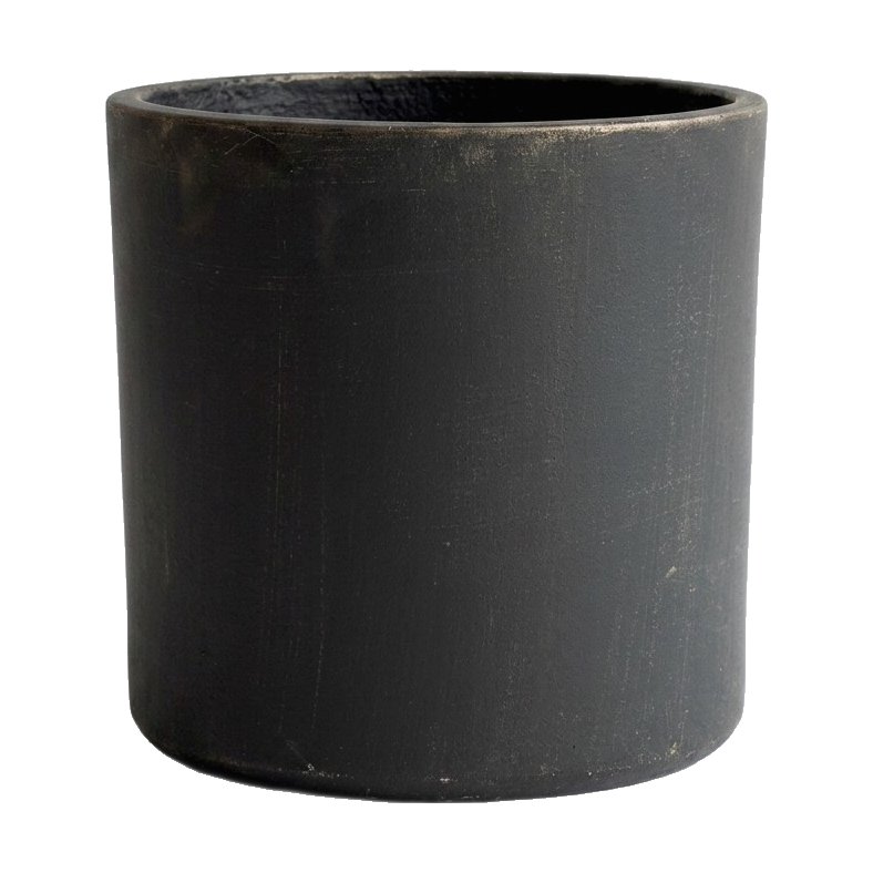 Maceta de Fibrocemento Ligero con Forma de Cilindro en Efecto Bronce, tamaño 56x67cm - image 1