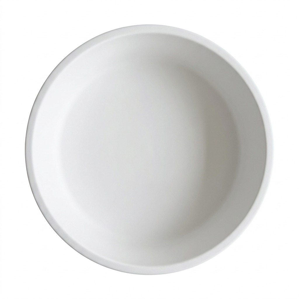 Maceta de Fibrocemento Ligero con Dinner Forma de Cuenco en Blanco Hueso, tamaño 45x13cm - image 4