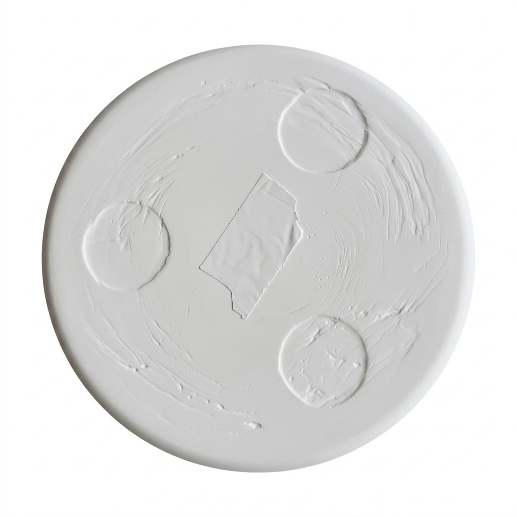 Maceta de Fibrocemento Ligero con Dinner Forma de Cuenco en Blanco Hueso, tamaño 45x13cm - image 5