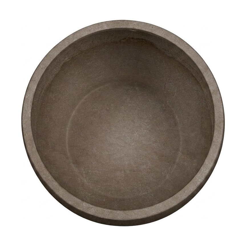 Maceta de Fibrocemento Ligero con Forma de Gota en Taupe, tamaño 45x45cm - image 2
