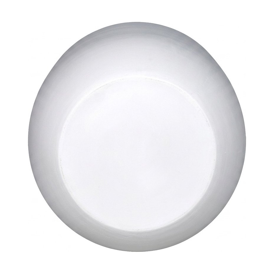 Maceta de Fibrocemento Ligero con Forma de Gota en Blanco Hueso, tamaño 35x35cm - image 2