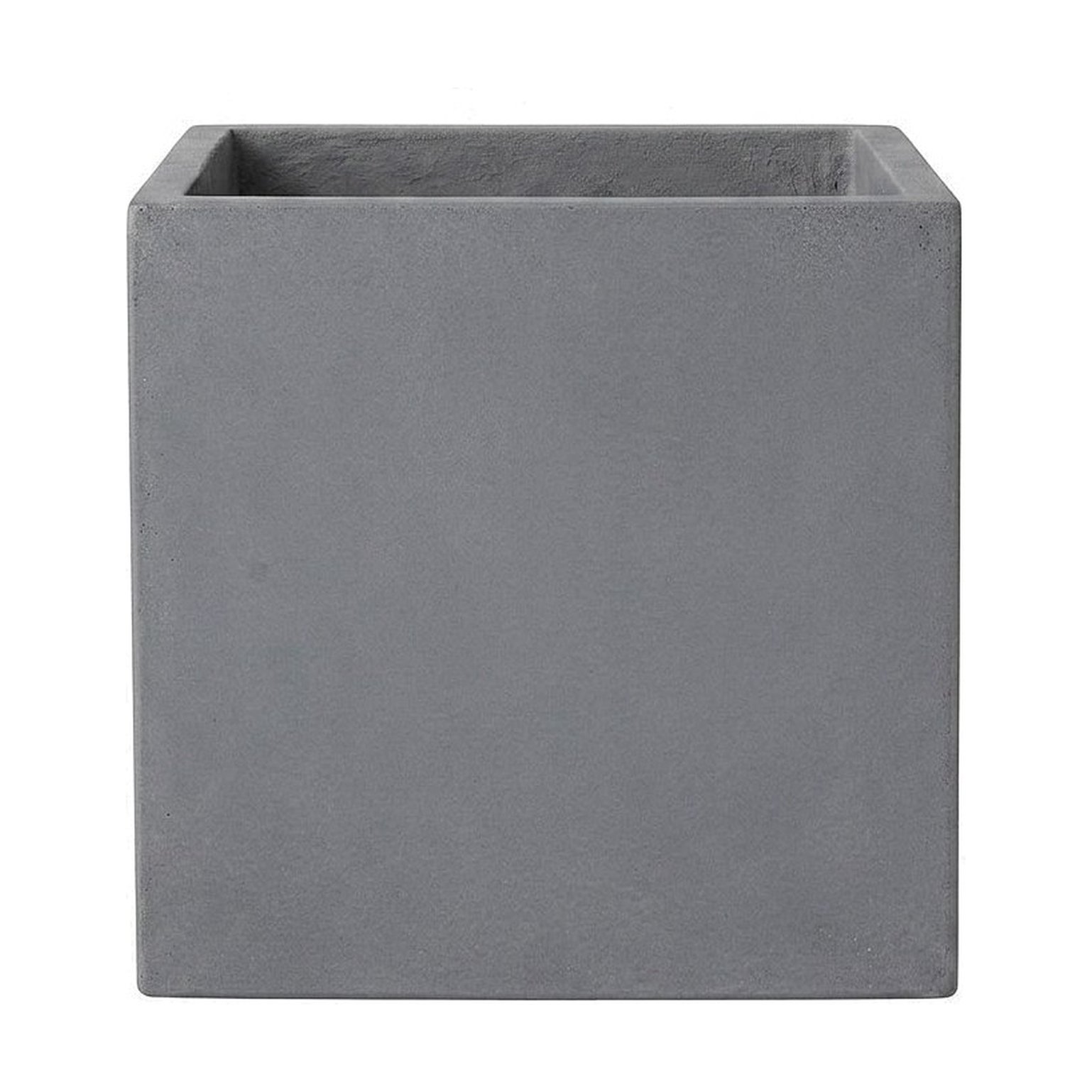 Maceta de Fibrocemento Ligero con Forma de Rectángulo Alto en Gris Claro, tamaño 36x45cm - image 1