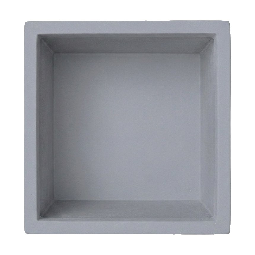 Maceta de Fibrocemento Ligero con Forma de Rectángulo Alto en Gris Claro, tamaño 36x45cm - image 2