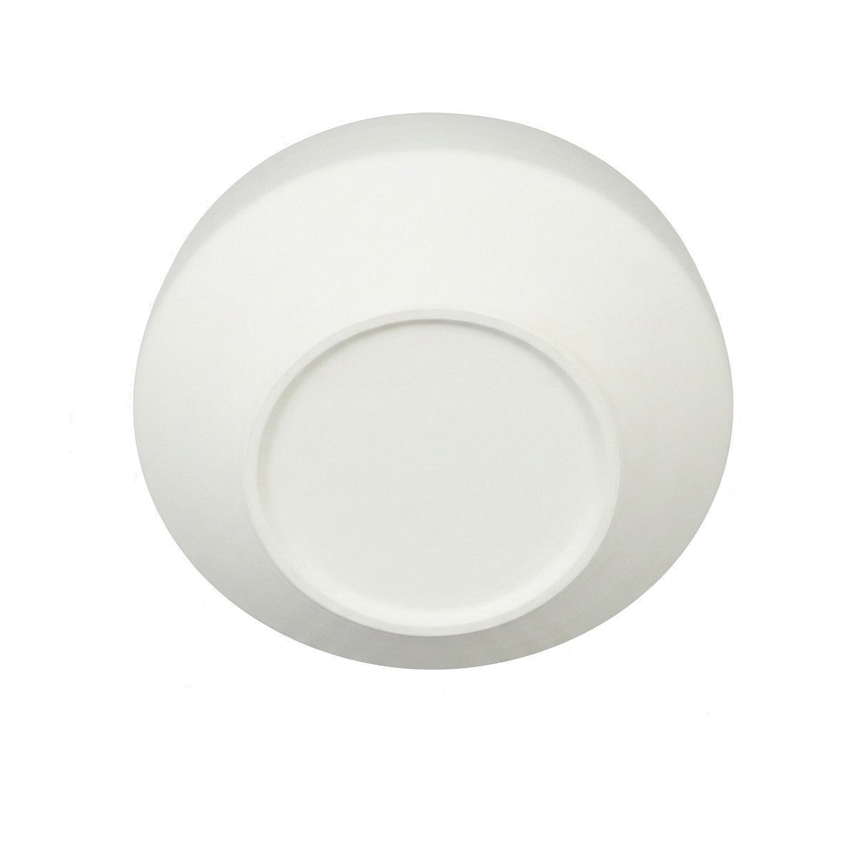 Light Fiber Cement Pot with Saucer Shape in Off White, 35x18cm size - image 3