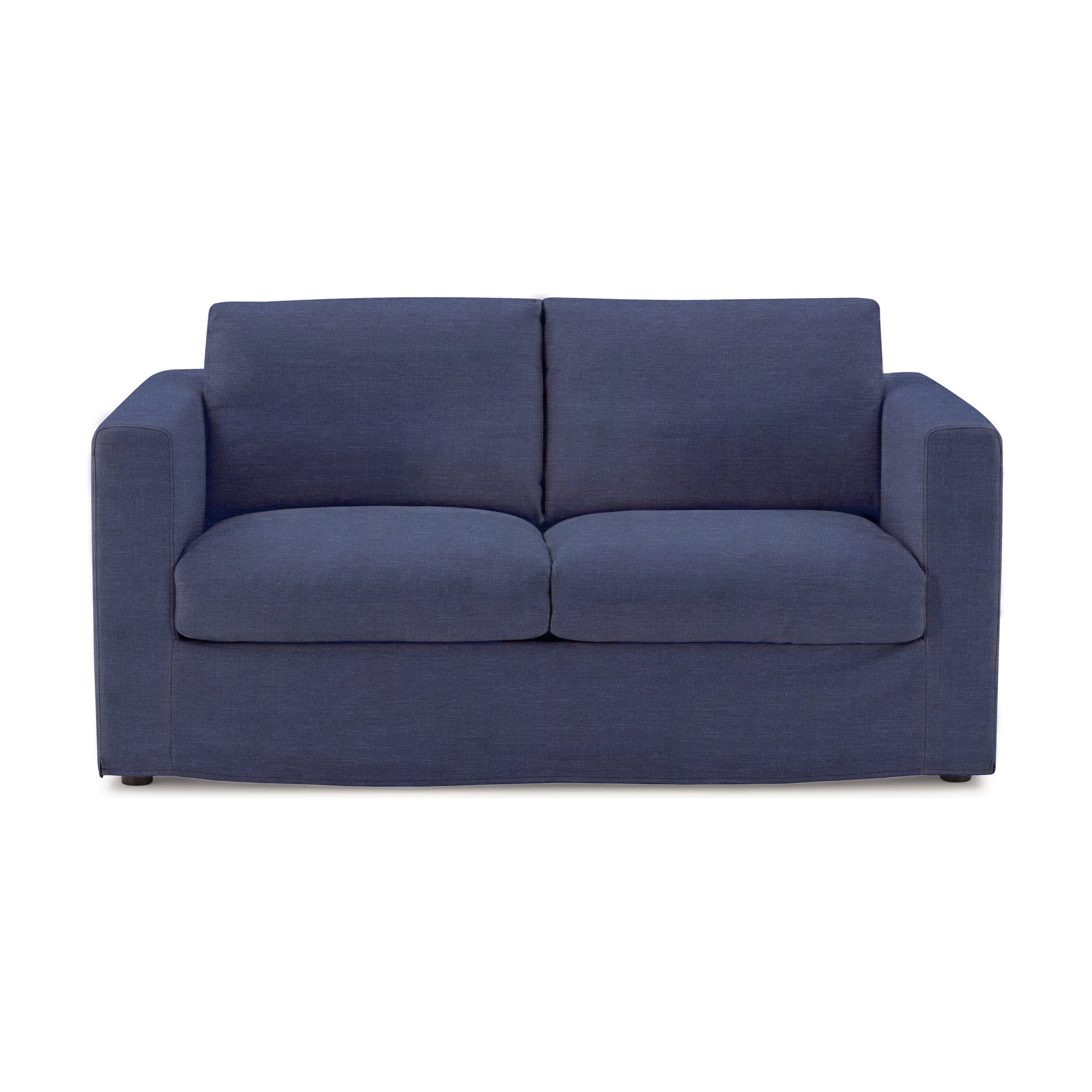 Breeze 2 Seater Sofa with FLW Navy Blue Fabric - image 2