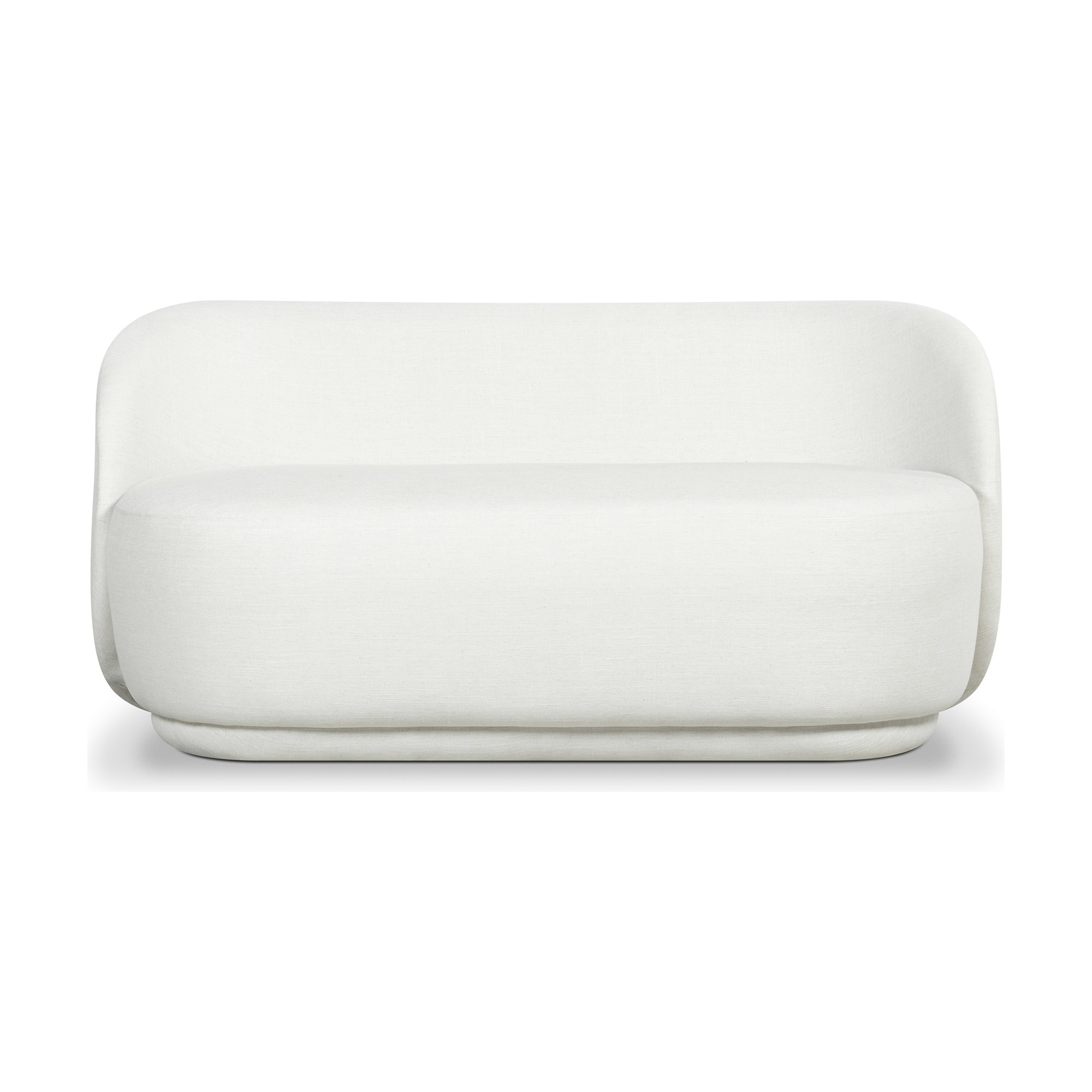 Shell 2 Seater Sofa with Diego Cream Fabric - image 2