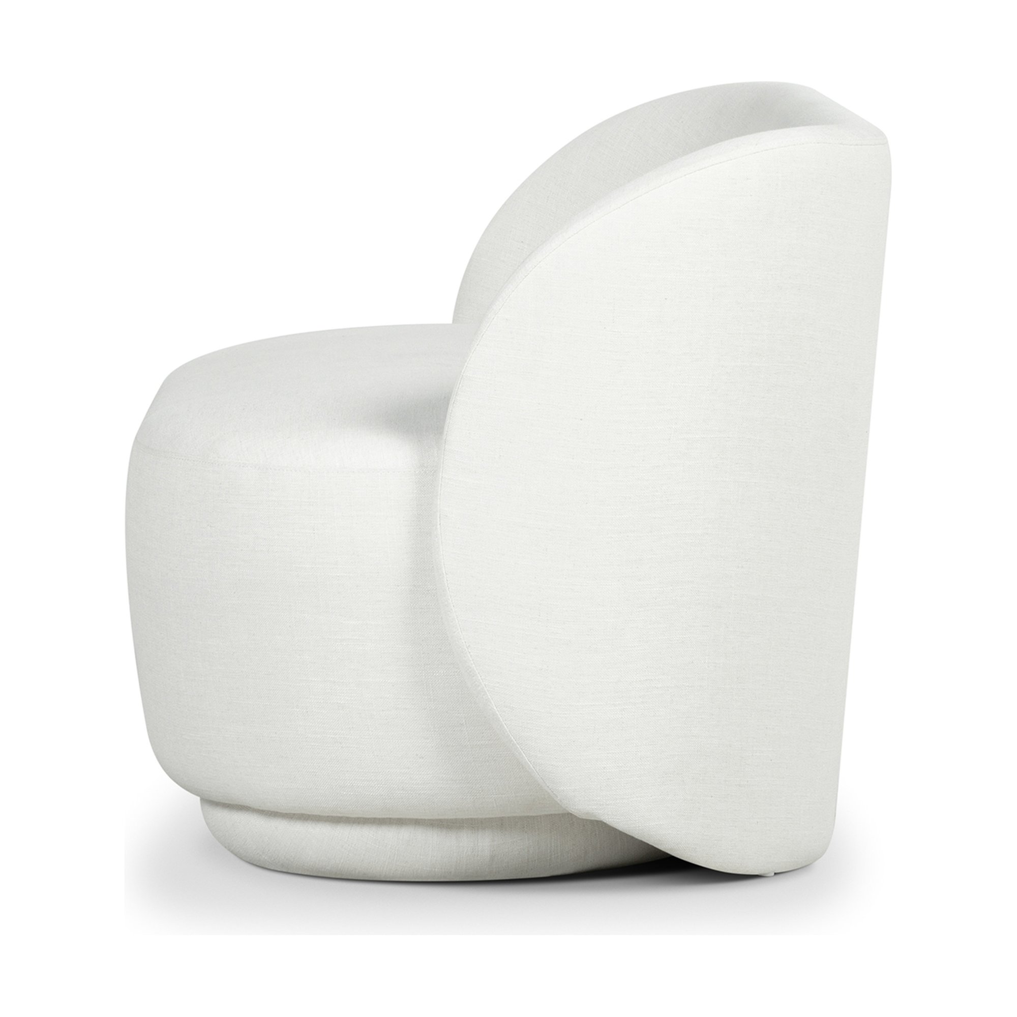 Shell 2 Seater Sofa with Diego Cream Fabric - image 3