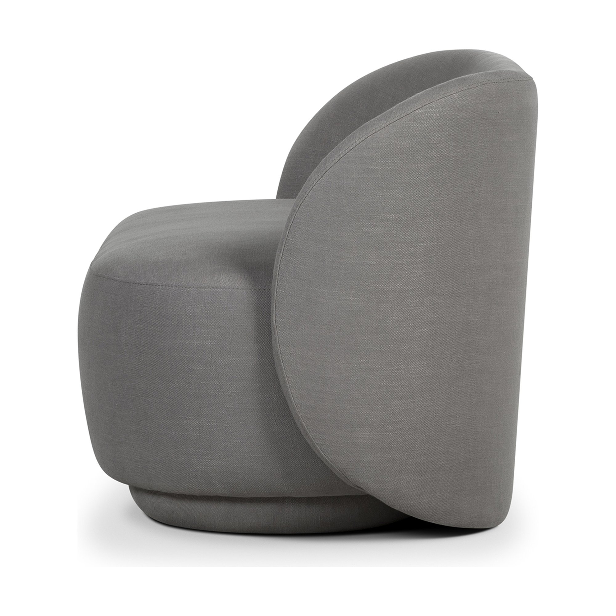 Shell 2 Seater Sofa with Diego Steel Fabric - image 3