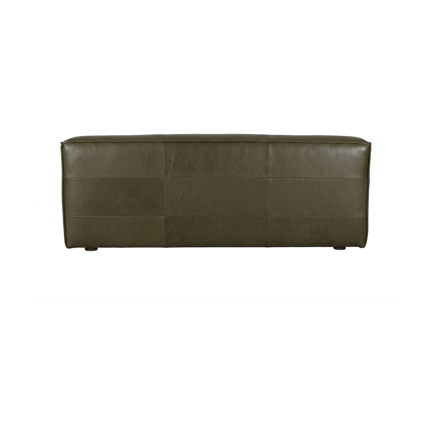 Sofá Crest de 3 Plazas con Cuero Chalk Olive - image 3
