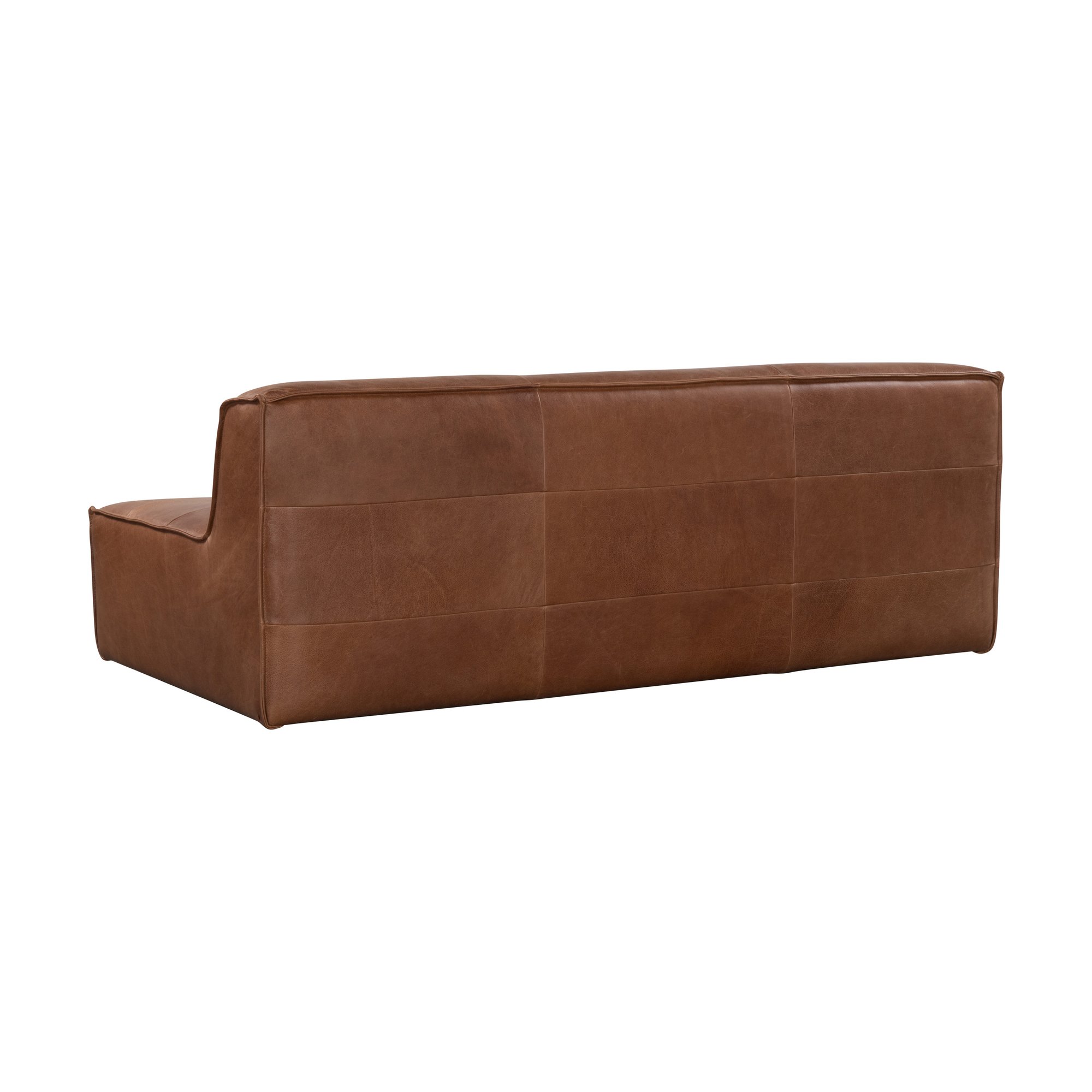 Crest 3 Seater Sofa with Ostuni Pecan Leather - image 3