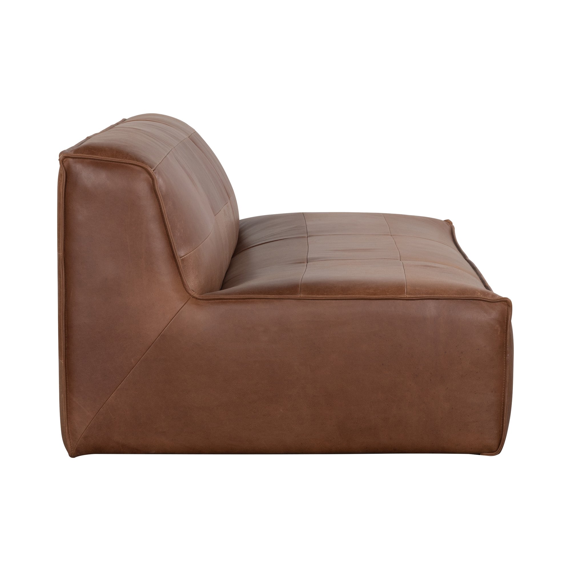 Crest 3 Seater Sofa with Ostuni Pecan Leather - image 8