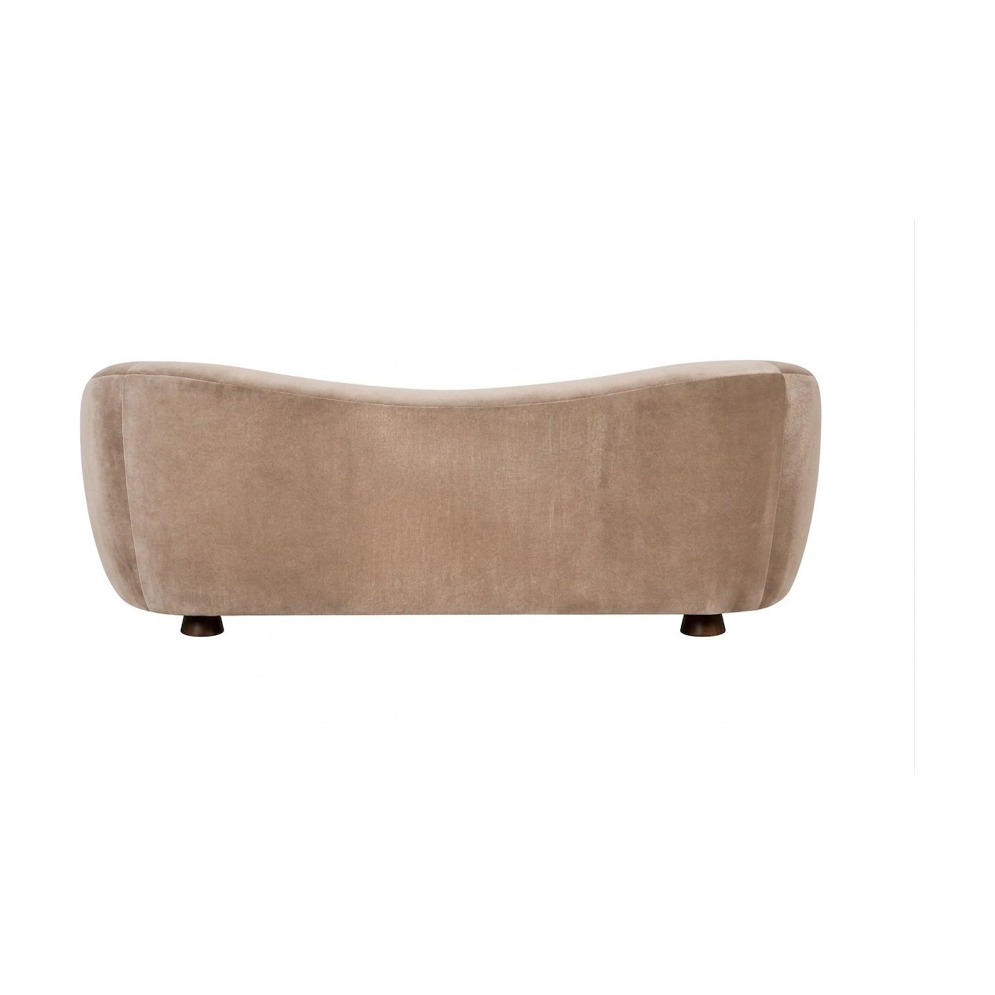 Sofá Harry de 3 Plazas con Tela Cotton Velvet Mink - image 2