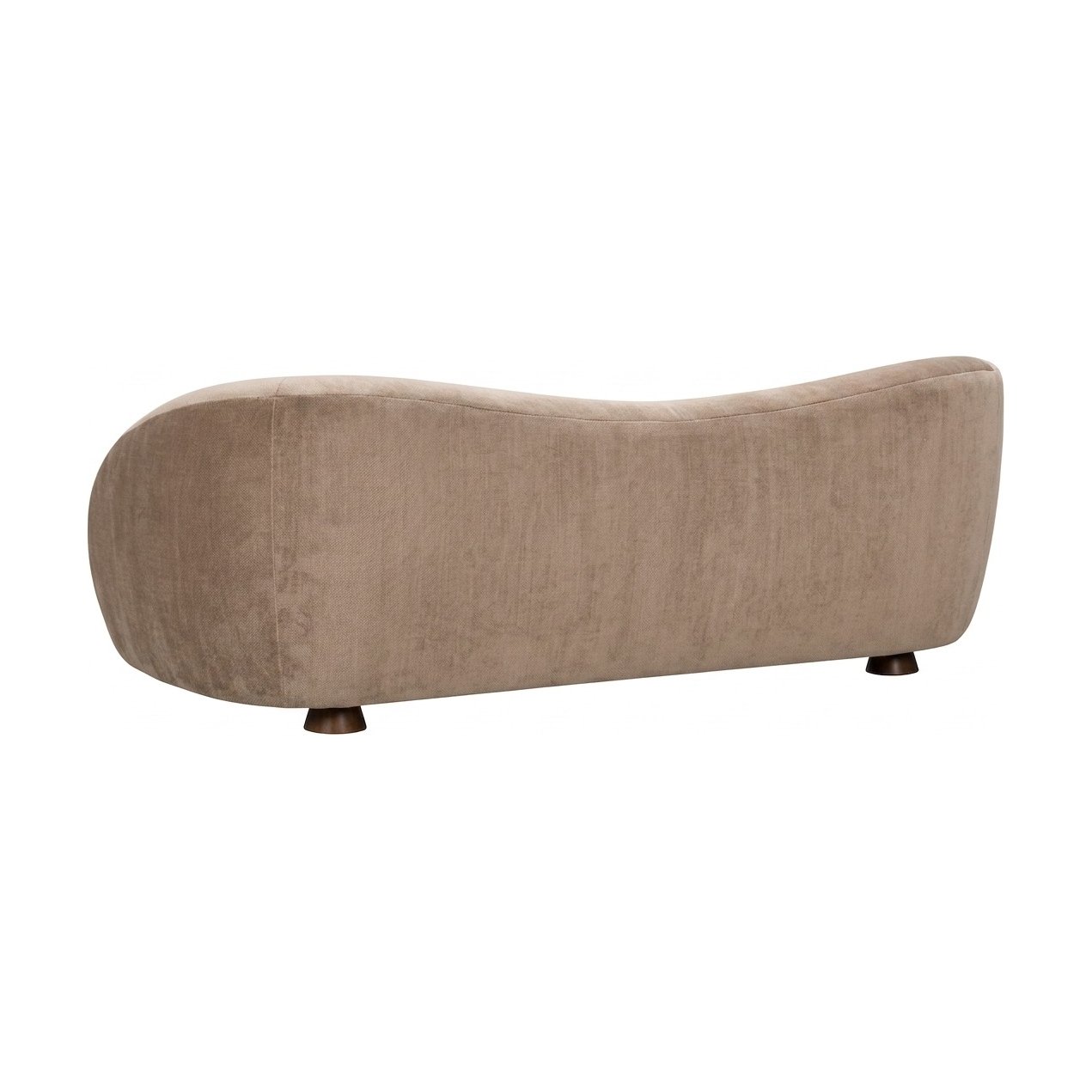 Sofá Harry de 3 Plazas con Tela Cotton Velvet Mink - image 3