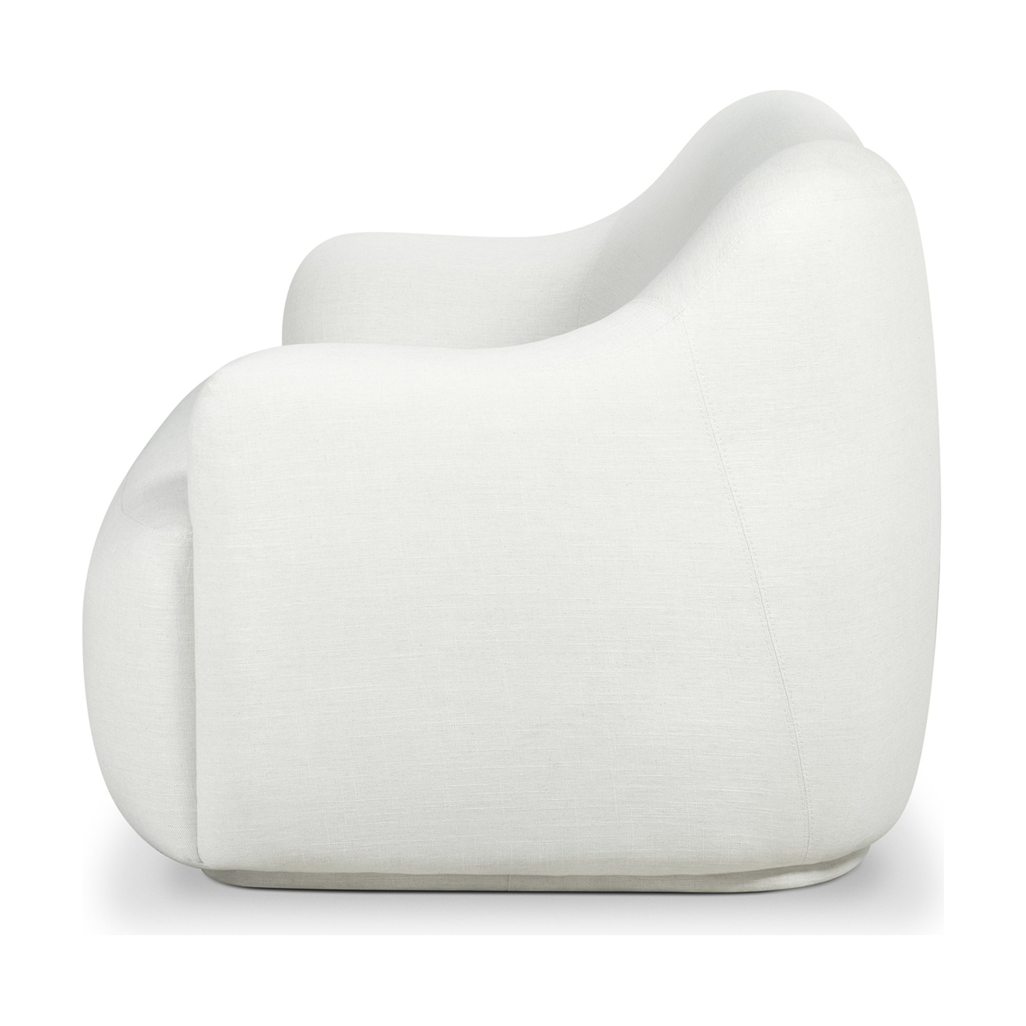 Solace 3 Seater Sofa with Diego Cream Fabric - image 3