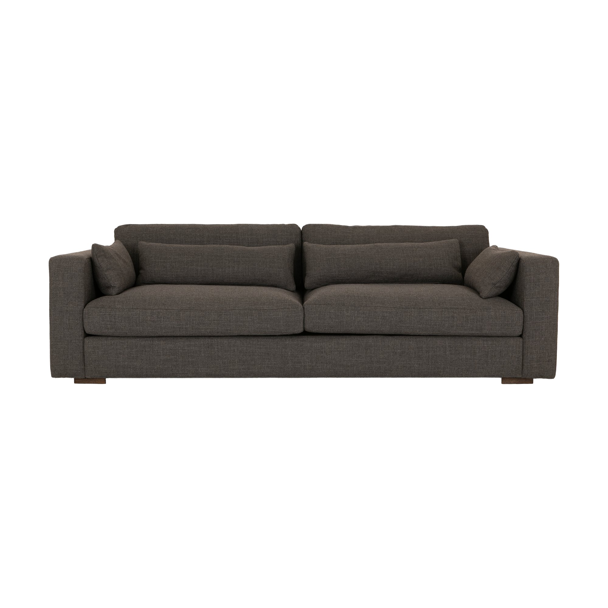 Bantry 4 Seater Sofa with Bermuda Dark Gray Fabric - image 2