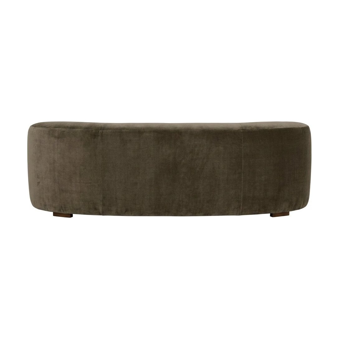 Tate 4 Seater Sofa with Cotton Velvet Cypress Fabric - image 2