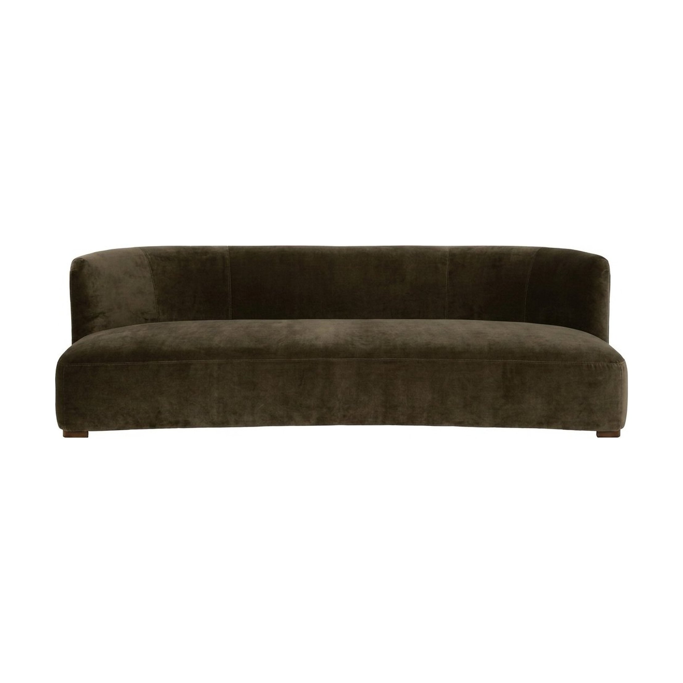 Tate 4 Seater Sofa with Cotton Velvet Cypress Fabric - image 7