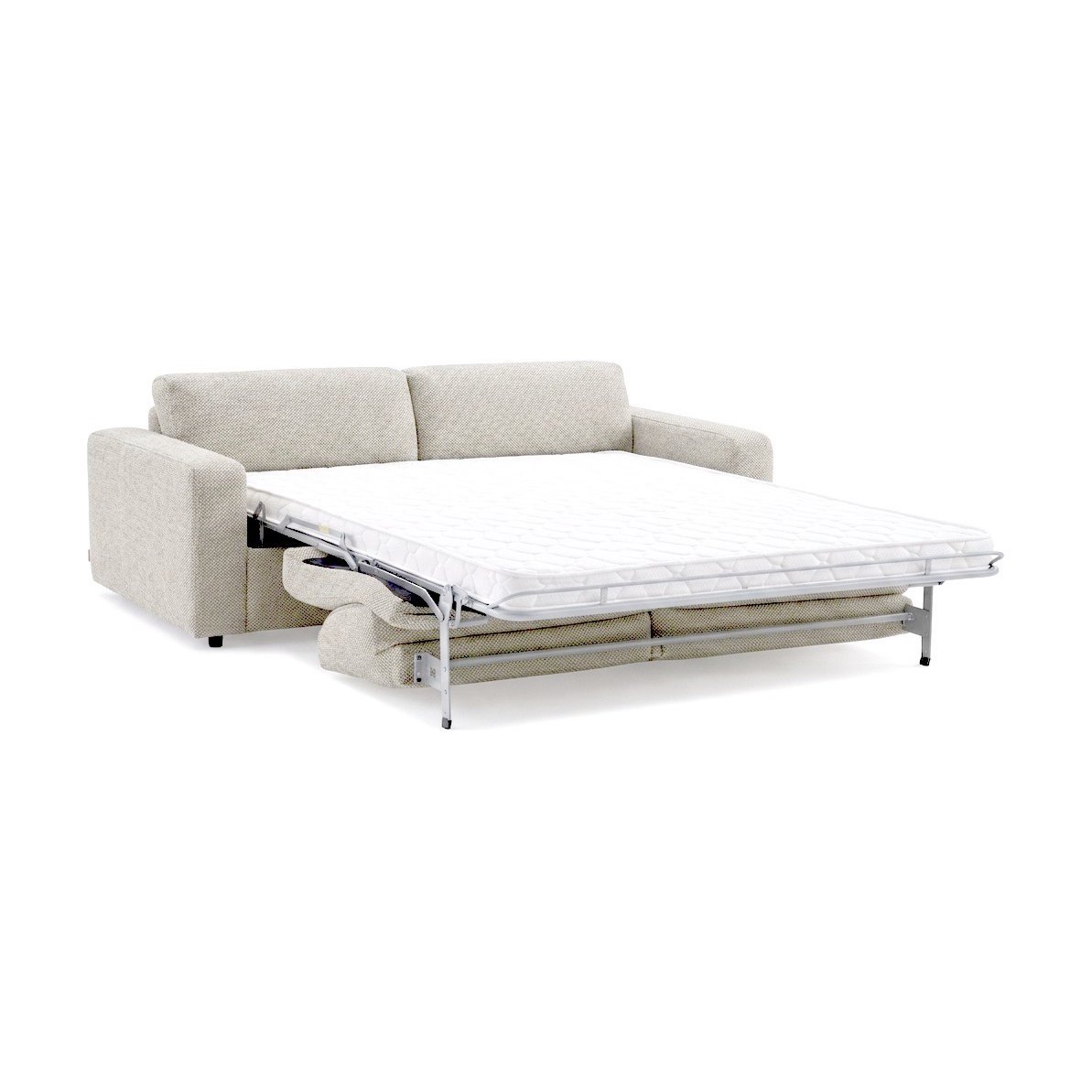 Sofá Cama Nova de 3 Plazas en Tela ECO Beige - image 4