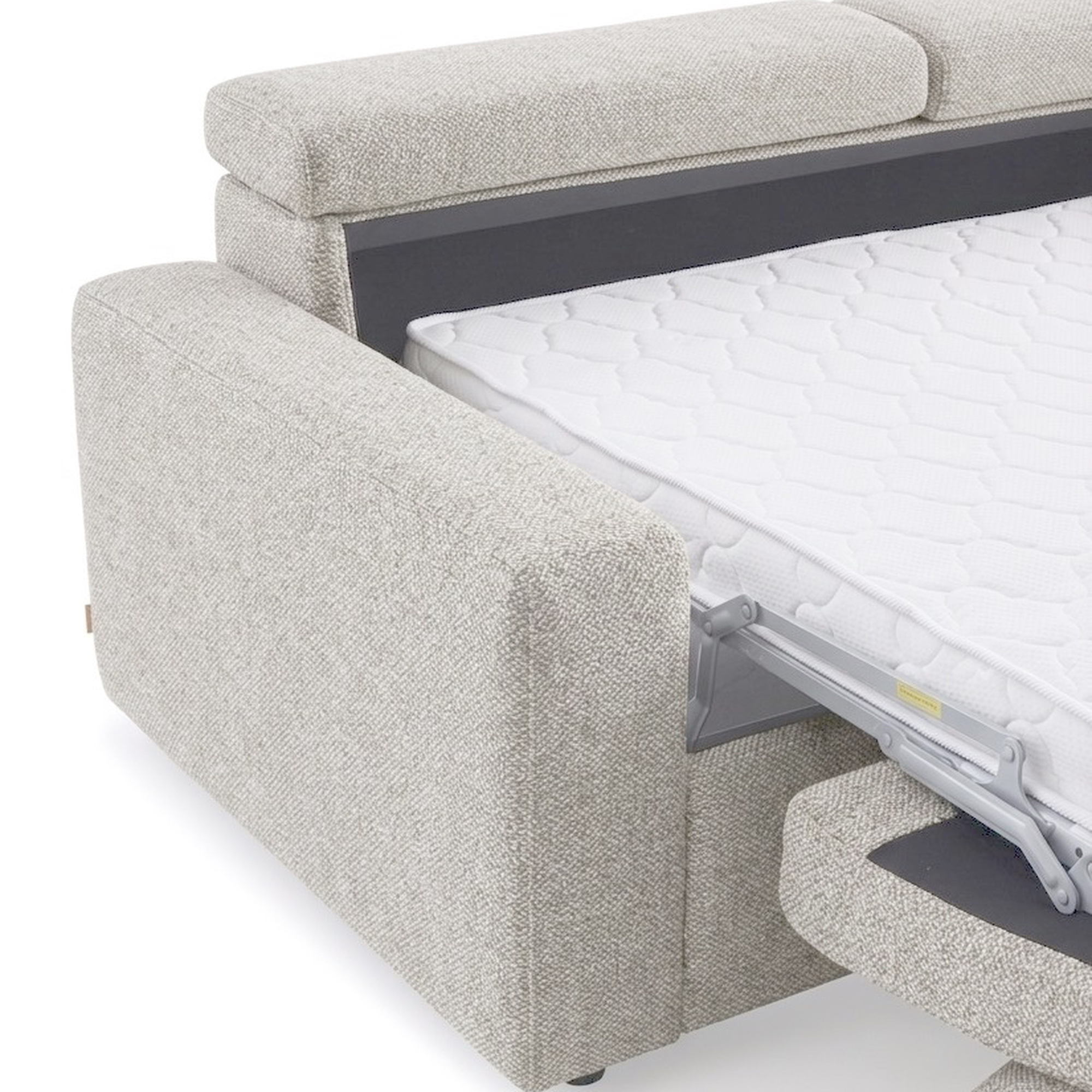 Sofá Cama Nova de 3 Plazas en Tela ECO Beige - image 5