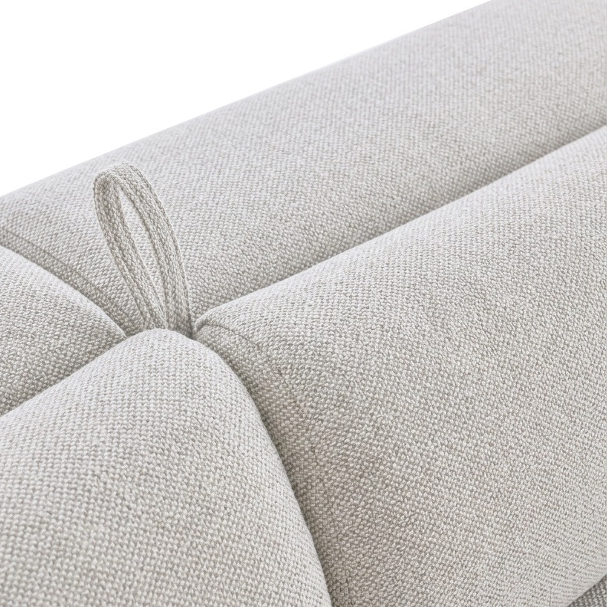 Sofá Cama Nova de 3 Plazas en Tela ECO Beige - image 7