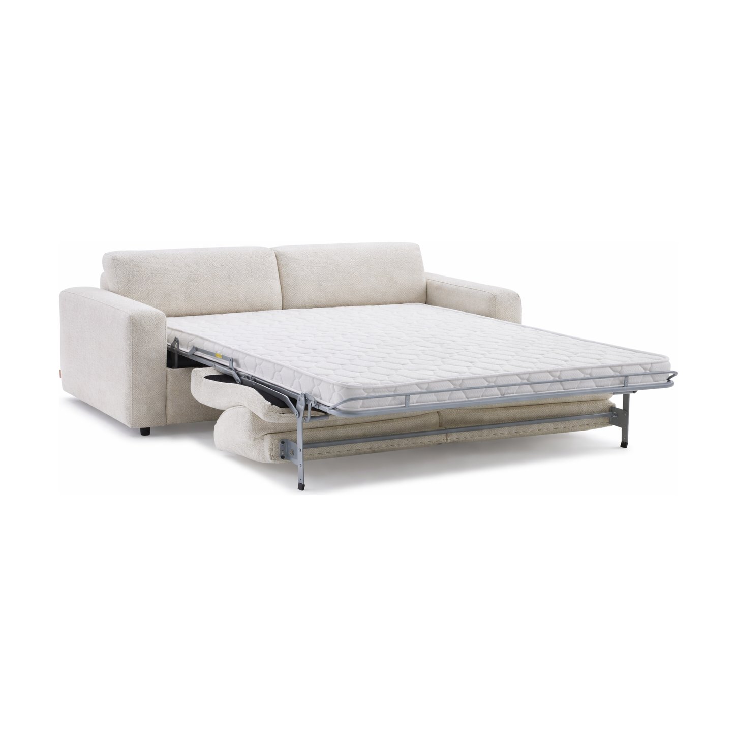 Nova Pull-Out Sofa Bed 3 Seater in FH Beige Fabric - image 3