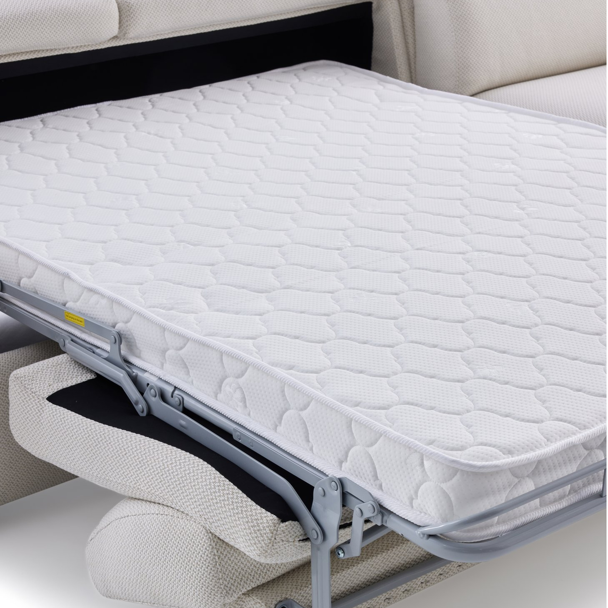 Nova Pull-Out Sofa Bed 3 Seater in FH Beige Fabric - image 4