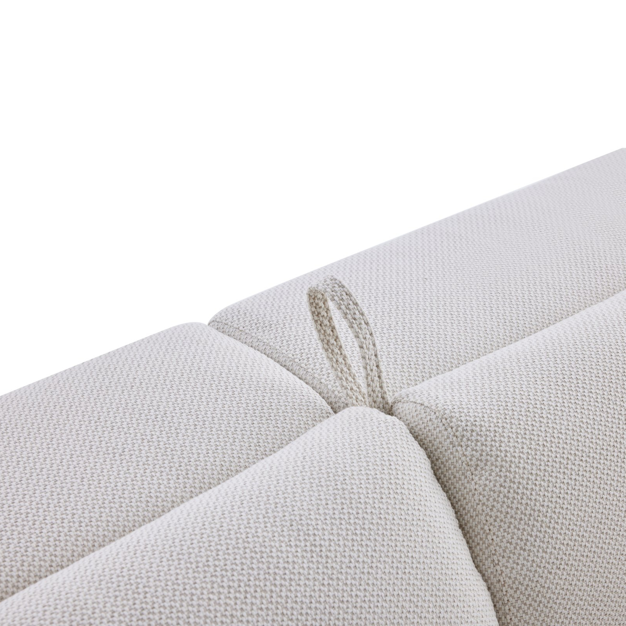 Nova Pull-Out Sofa Bed 3 Seater in FH Beige Fabric - image 9