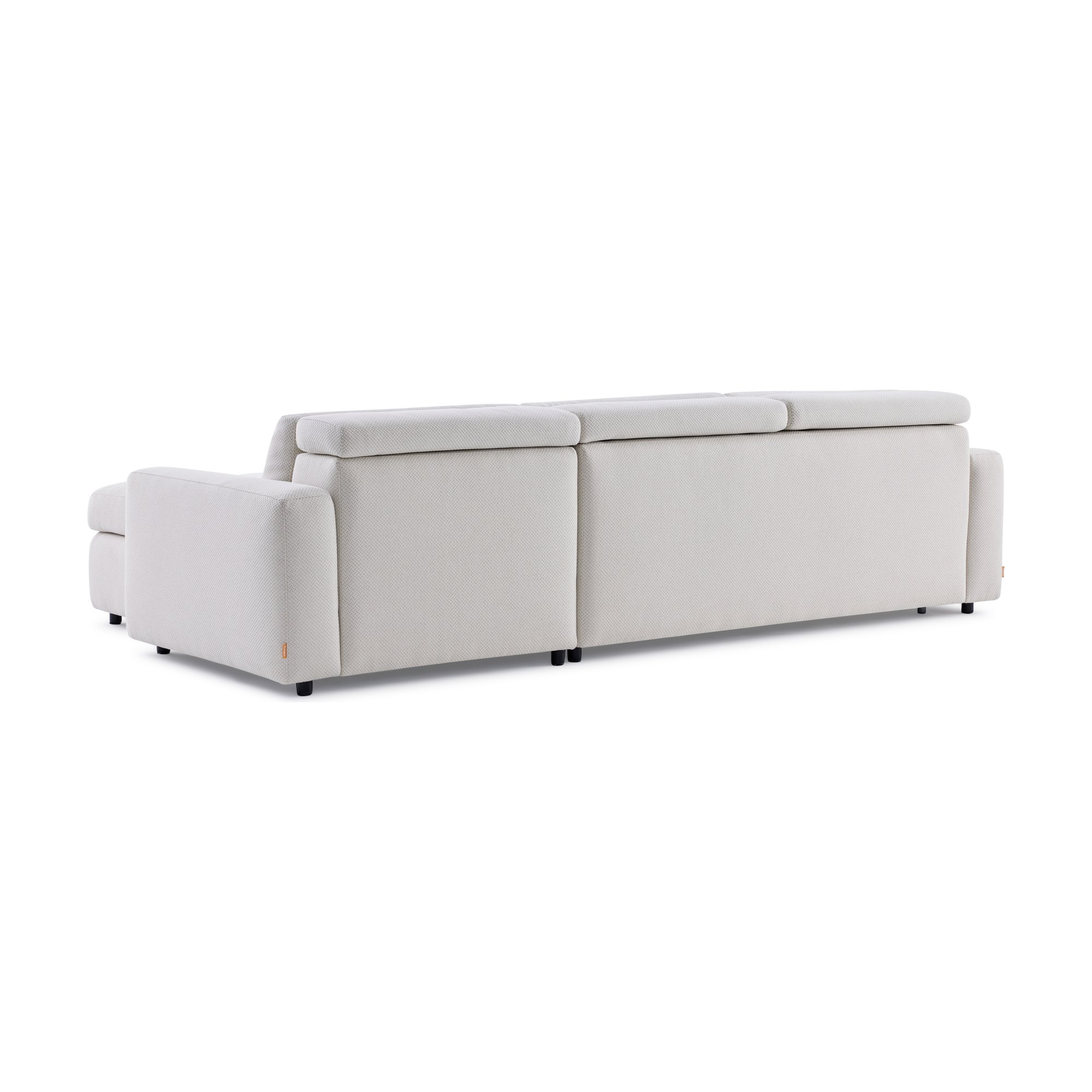 Nova Pull-Out Sofa Bed Right Sectional with Storage in FH Beige Fabric - image 12