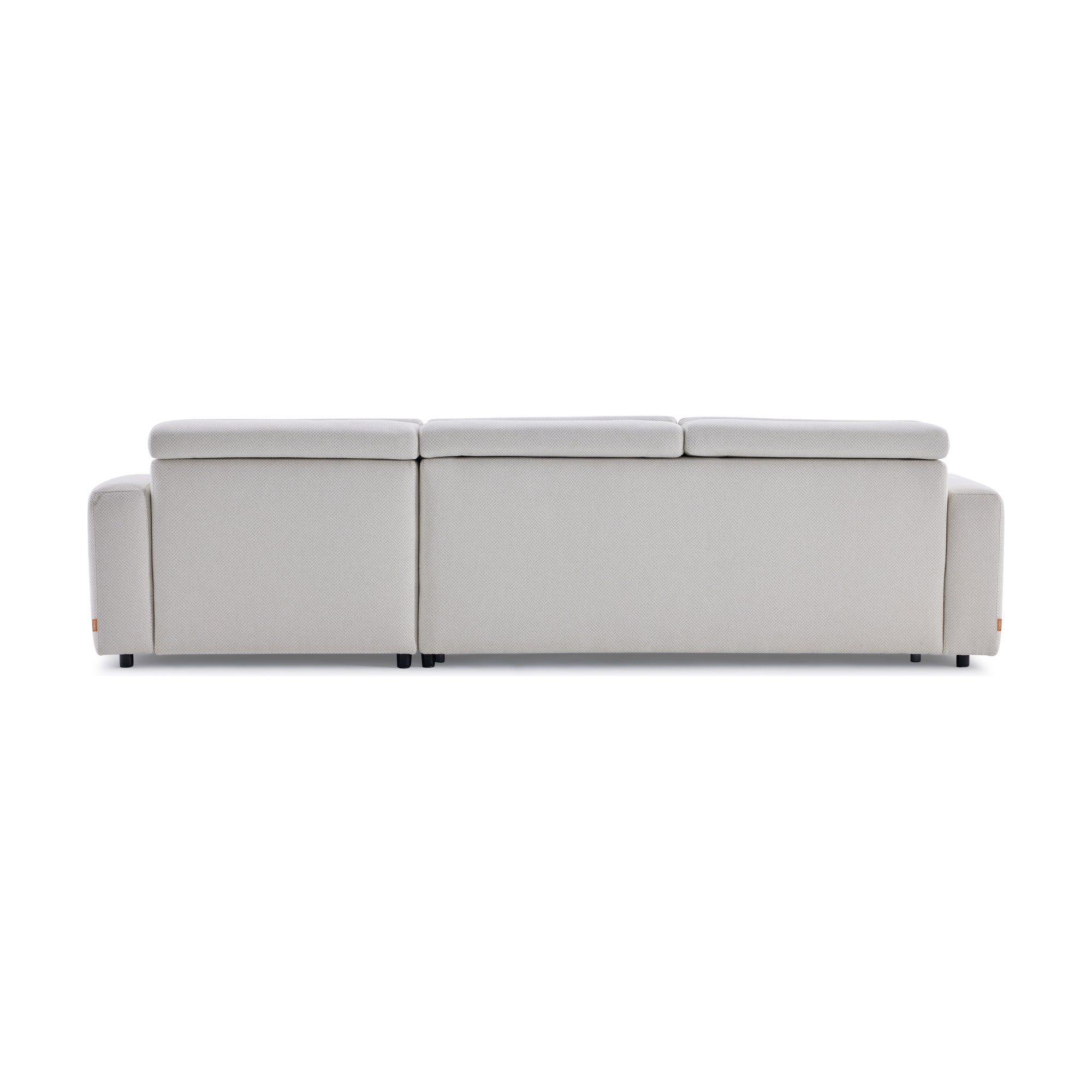 Nova Pull-Out Sofa Bed Right Sectional with Storage in FH Beige Fabric - image 13