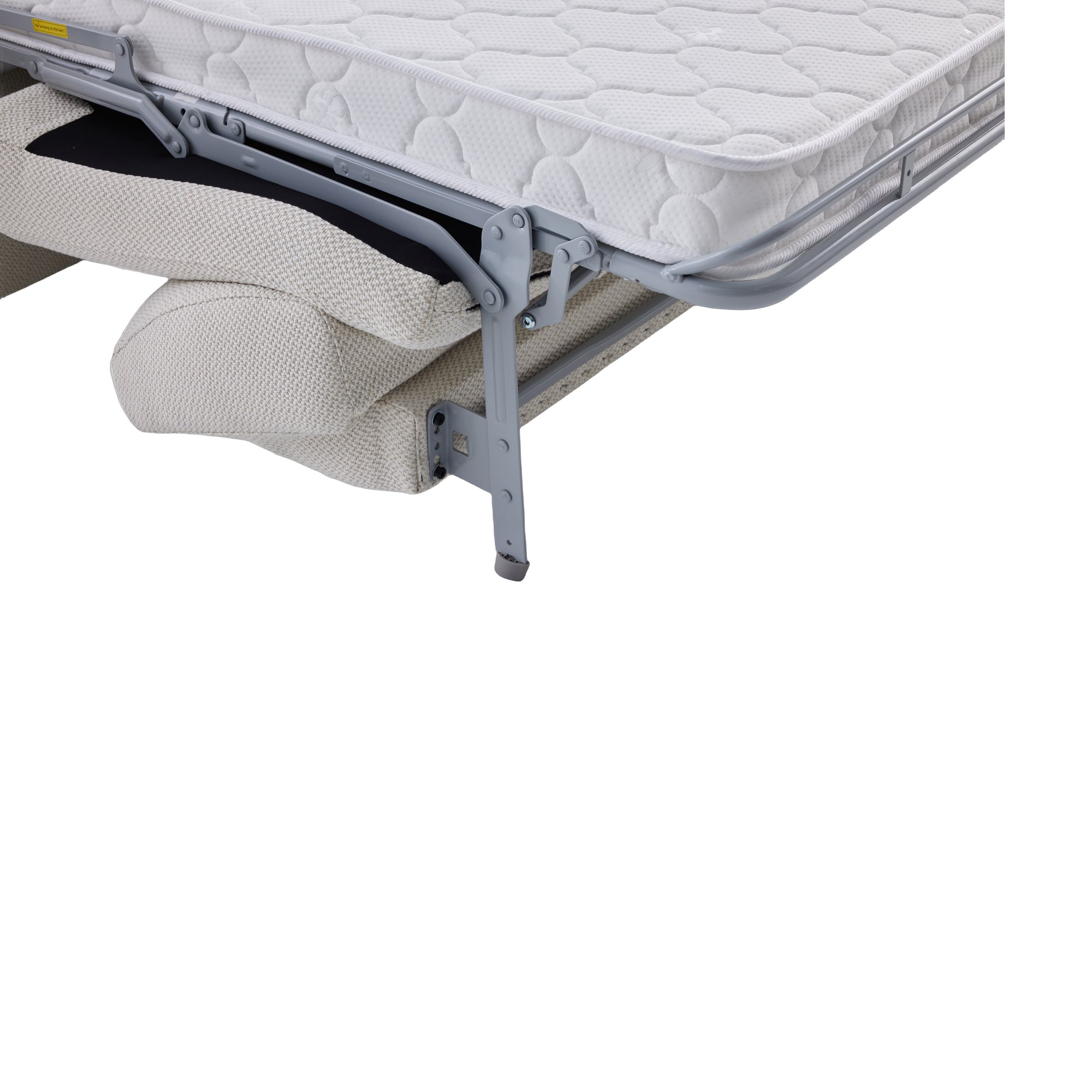 Nova Pull-Out Sofa Bed Right Sectional with Storage in FH Beige Fabric - image 17