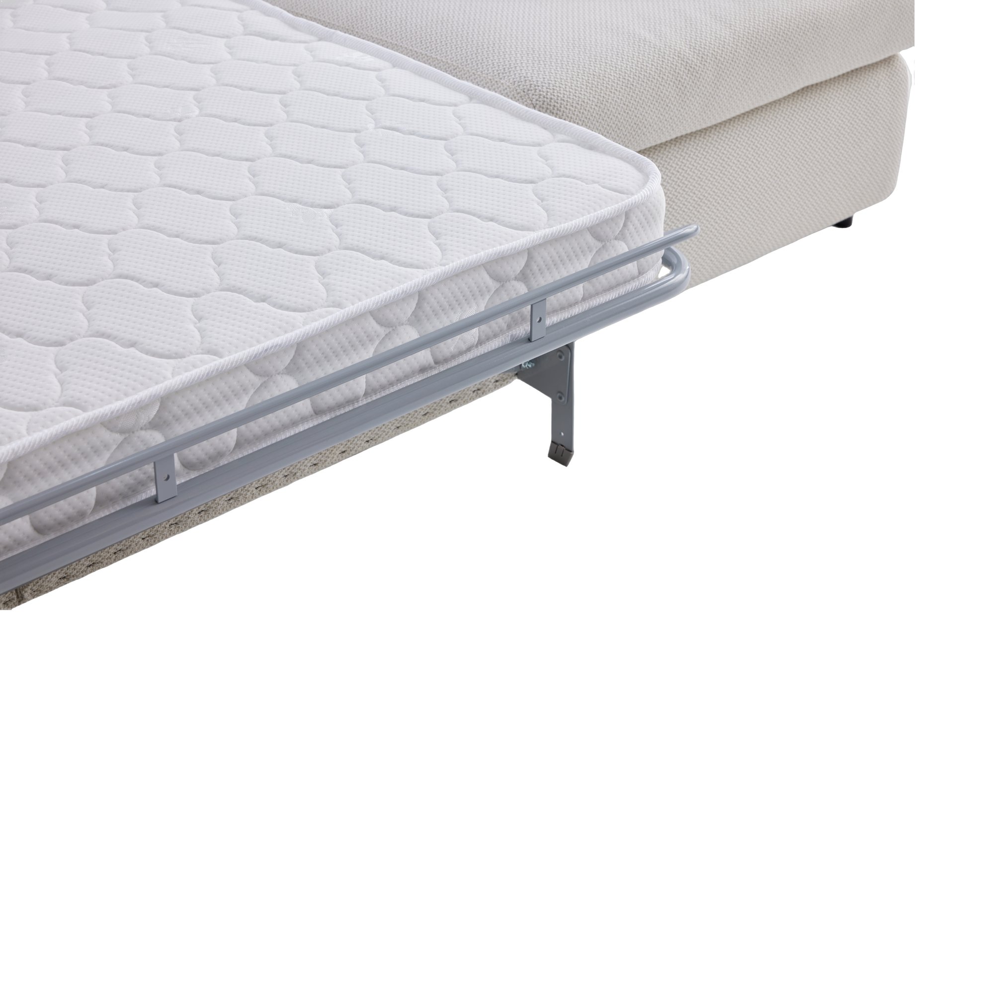 Nova Pull-Out Sofa Bed Right Sectional with Storage in FH Beige Fabric - image 19