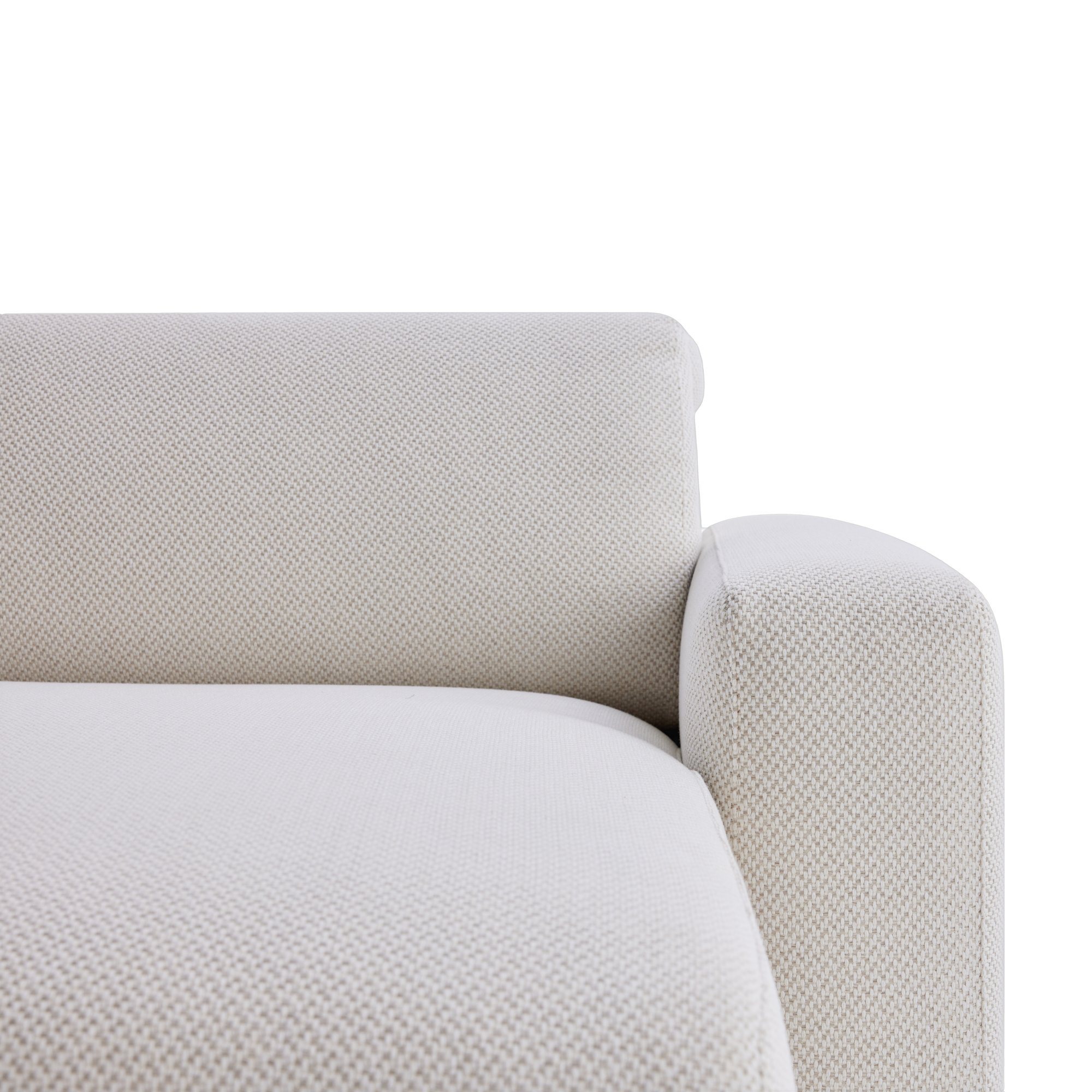 Nova Pull-Out Sofa Bed Right Sectional with Storage in FH Beige Fabric - image 23