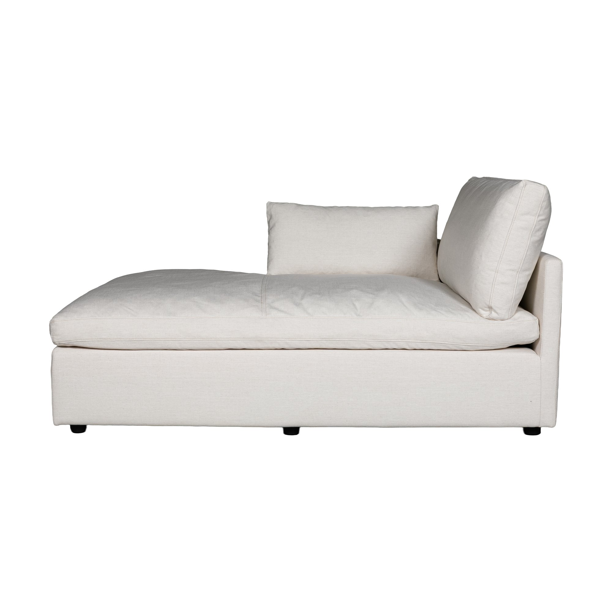Módulo Chaise Izquierdo para Sofá Modular Bingo con Tela FLW Off White - image 2