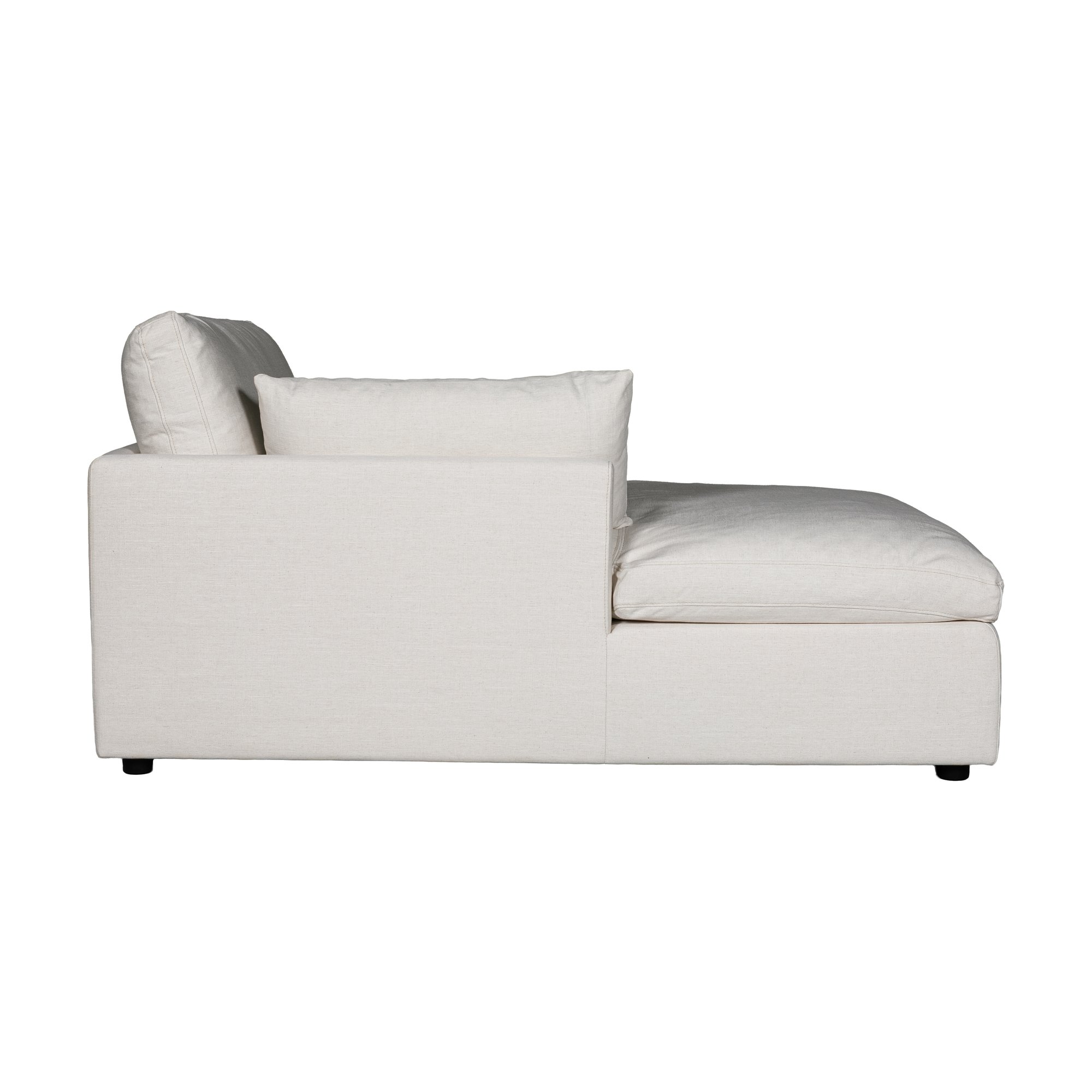 Módulo Chaise Derecho para Sofá Modular Bingo con Tela FLW Off White - image 3