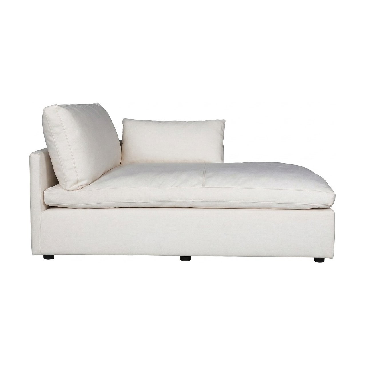 Módulo Chaise Derecho para Sofá Modular Bingo con Tela FLW Off White - image 5