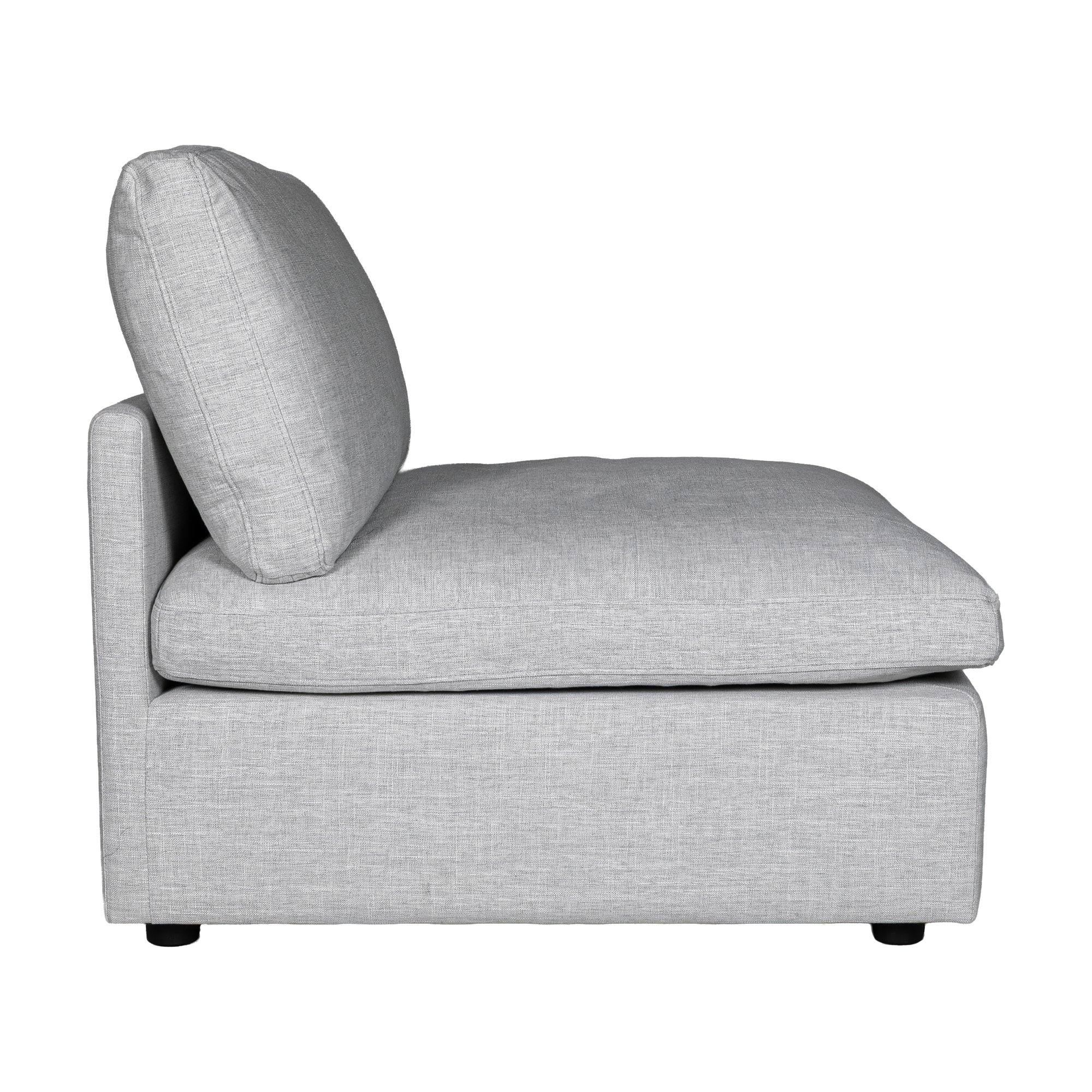 Módulo Central para Sofá Modular Bingo con Tela FLW Light Gray - image 2