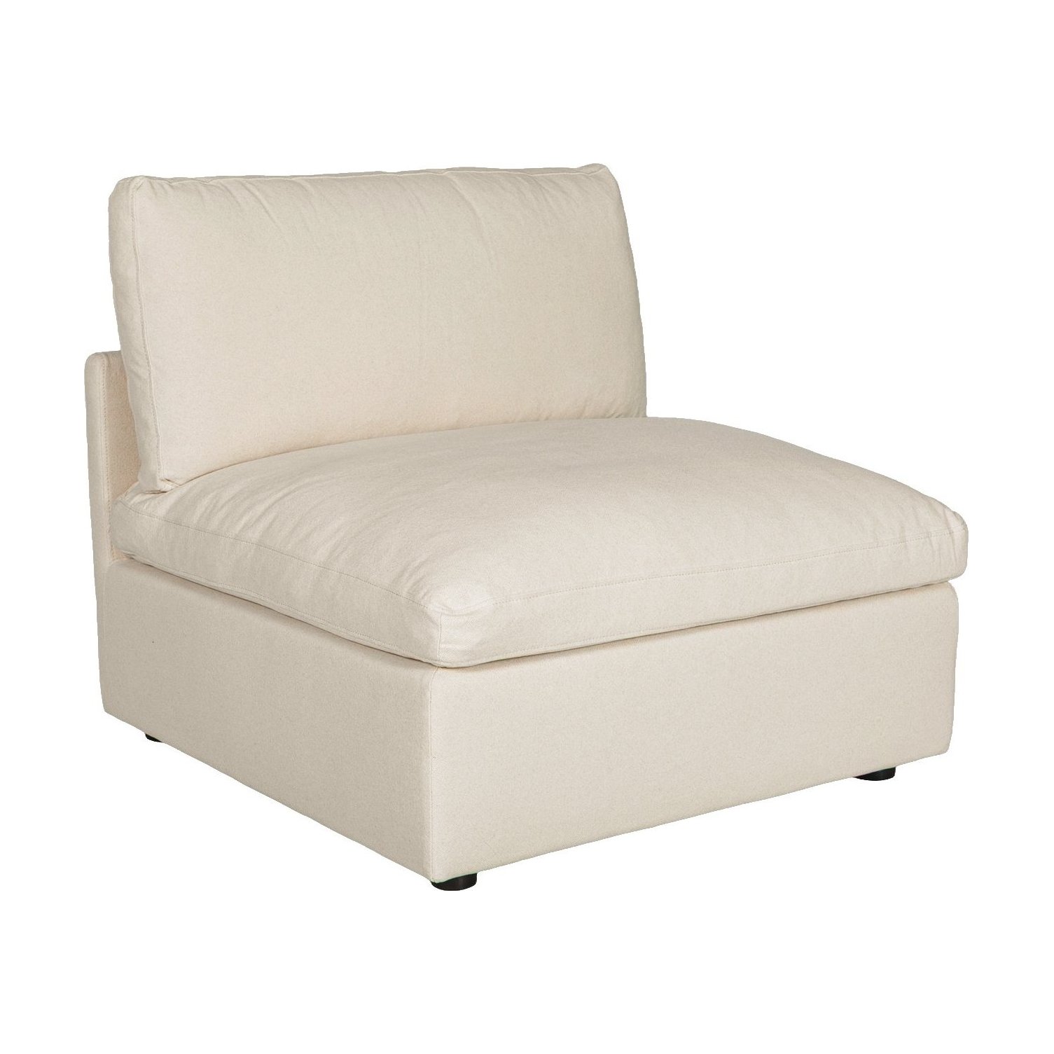 Módulo Central para Sofá Modular Bingo con Tela LIS Beige - image 1