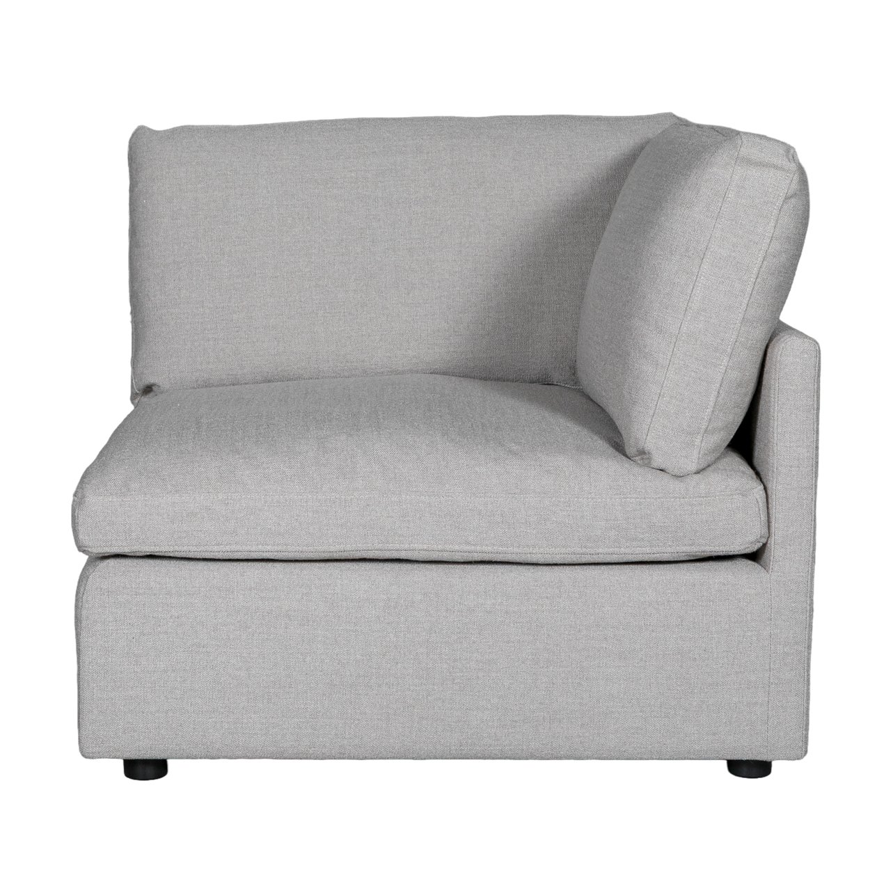 Bingo Modular Sofa Corner Piece with ECO Khaki Fabric - image 2