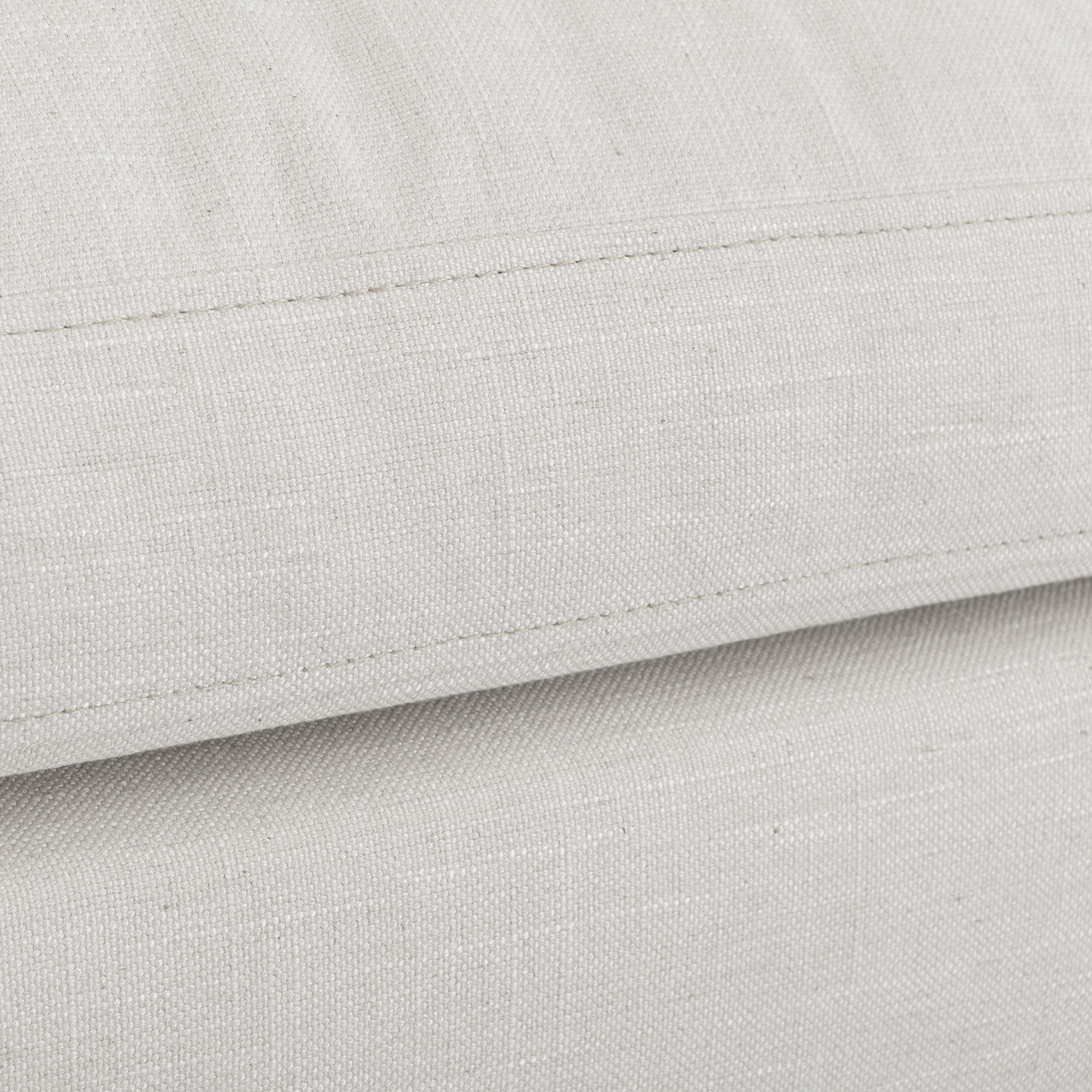 Bingo Modular Sofa Ottoman with FLW Off White Fabric - image 3