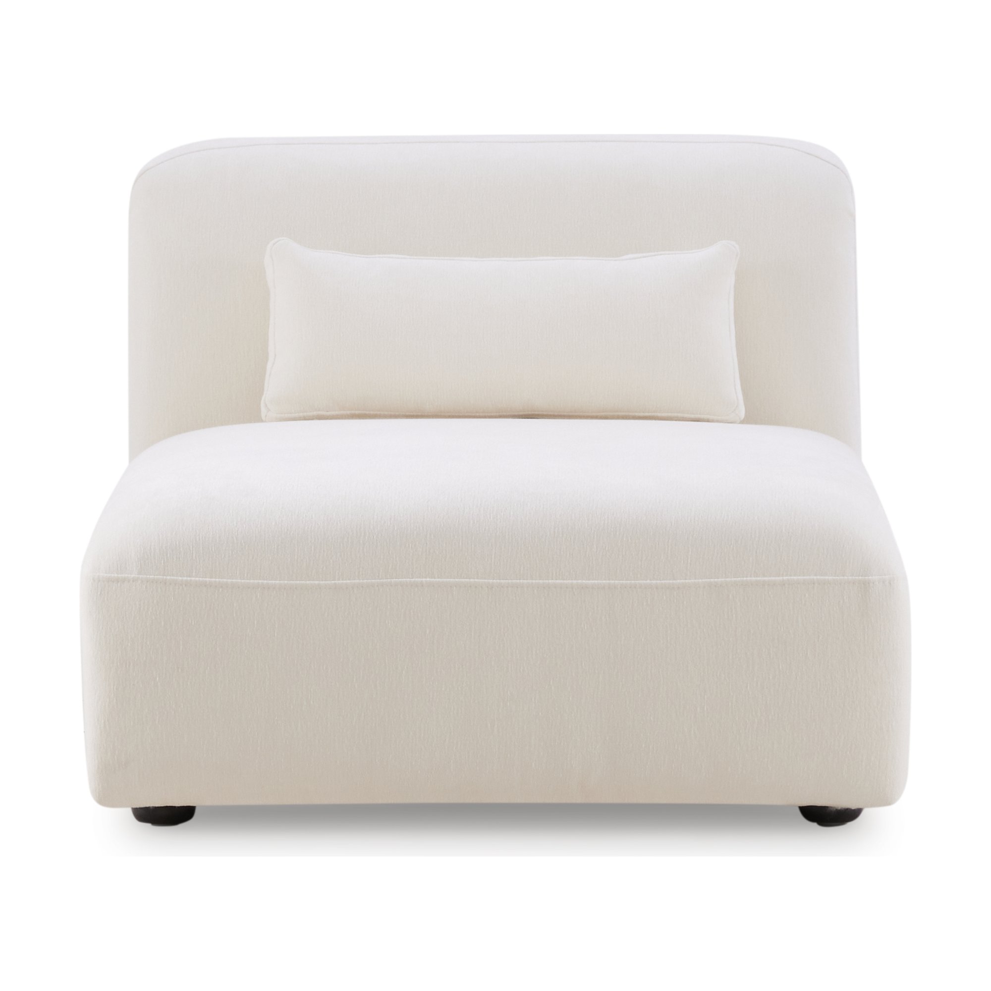 Módulo Chaise para Sofá Modular Pretty con Tela FAM Off White - image 2