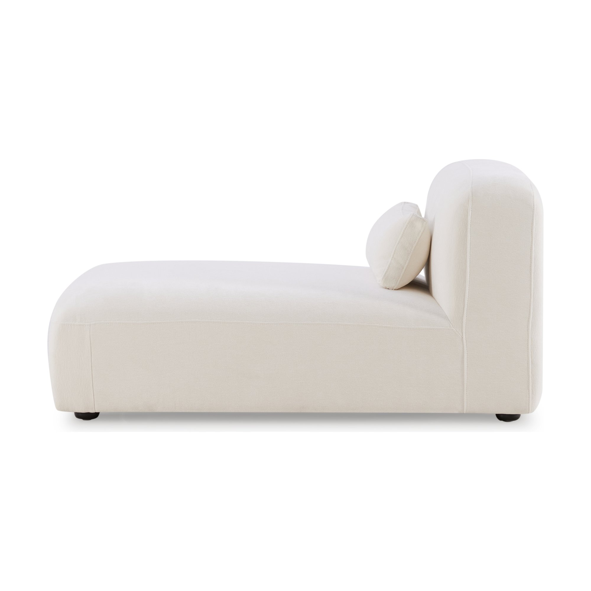 Módulo Chaise para Sofá Modular Pretty con Tela FAM Off White - image 3