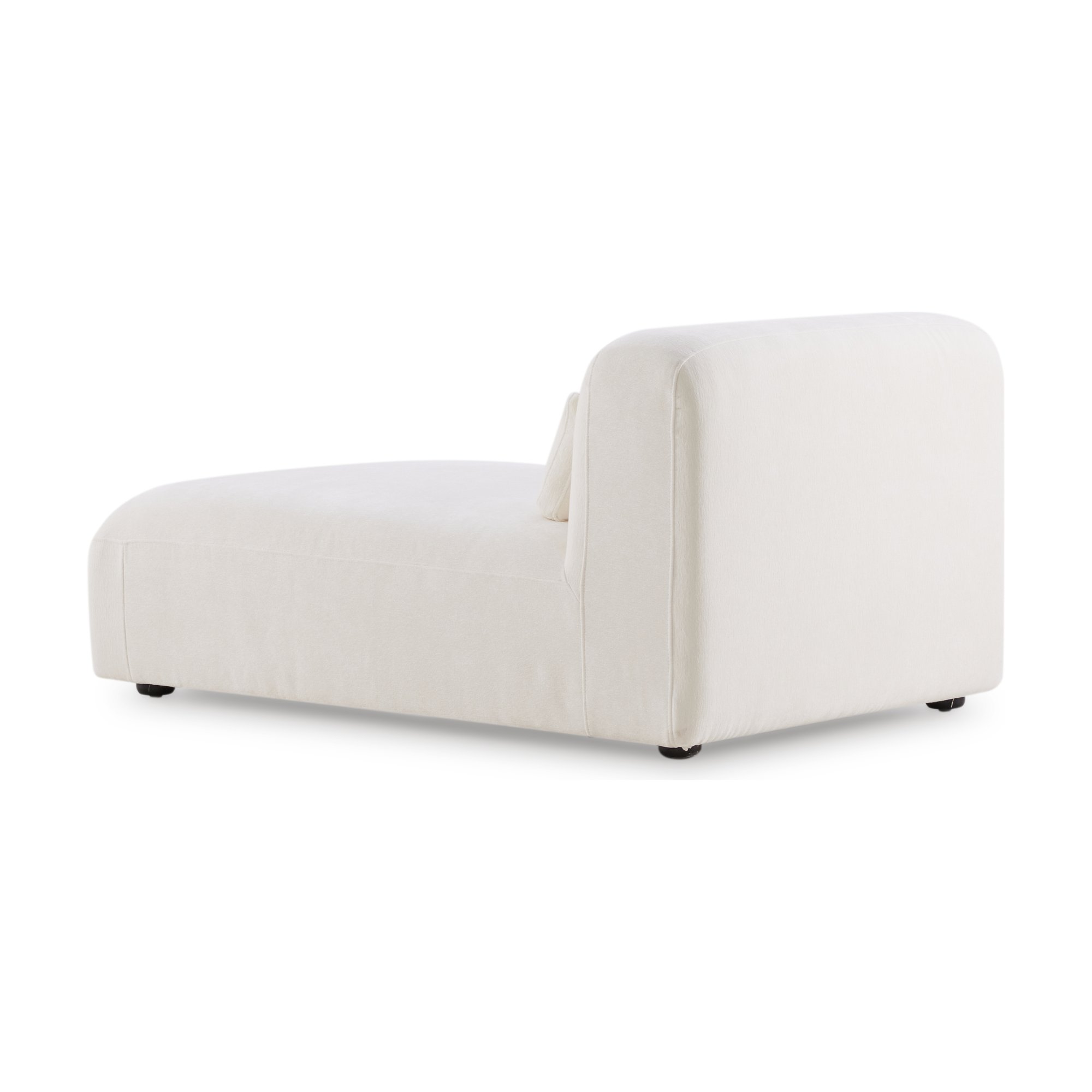 Módulo Chaise para Sofá Modular Pretty con Tela FAM Off White - image 4