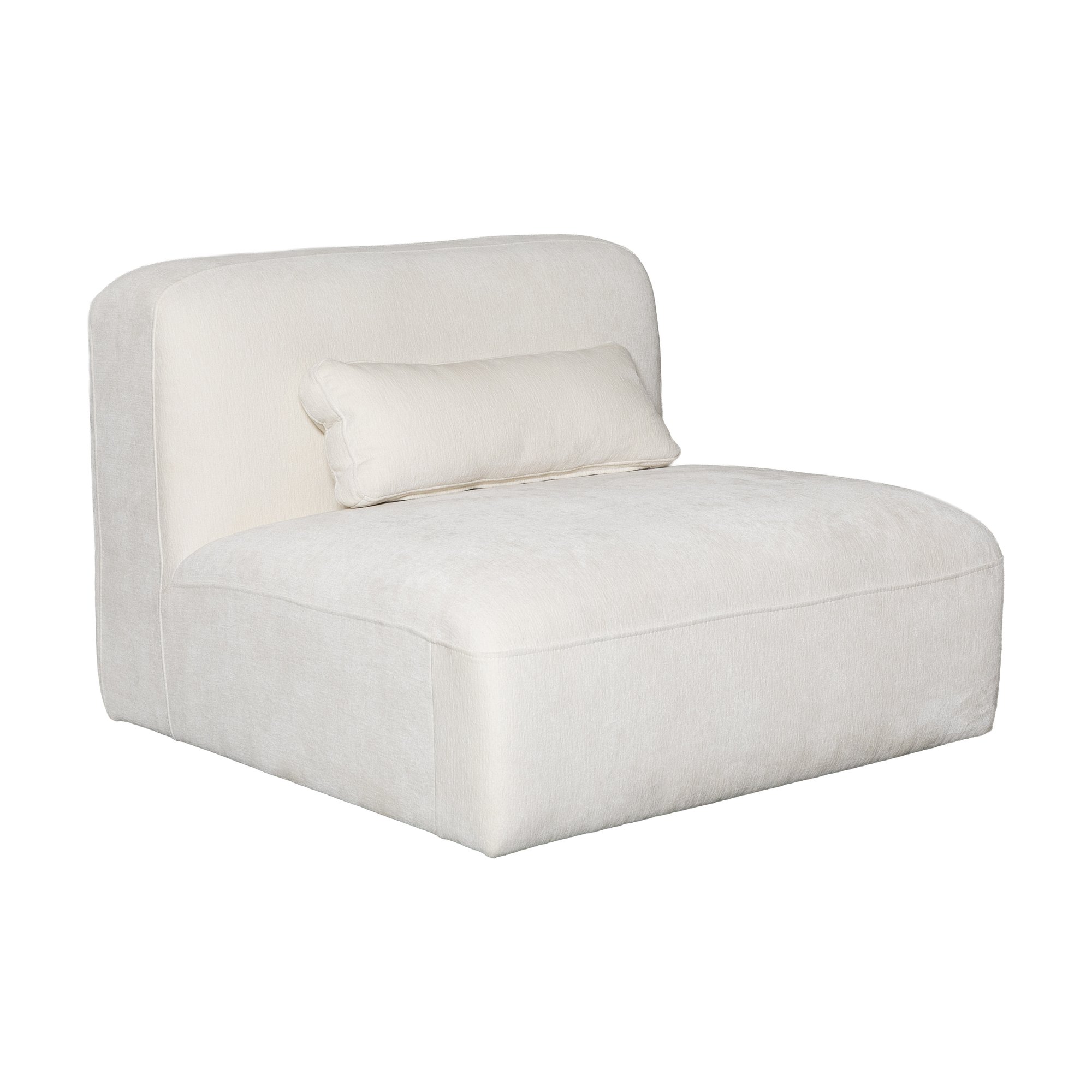 Módulo Central para Sofá Modular Pretty con Tela FAM Off White - image 1