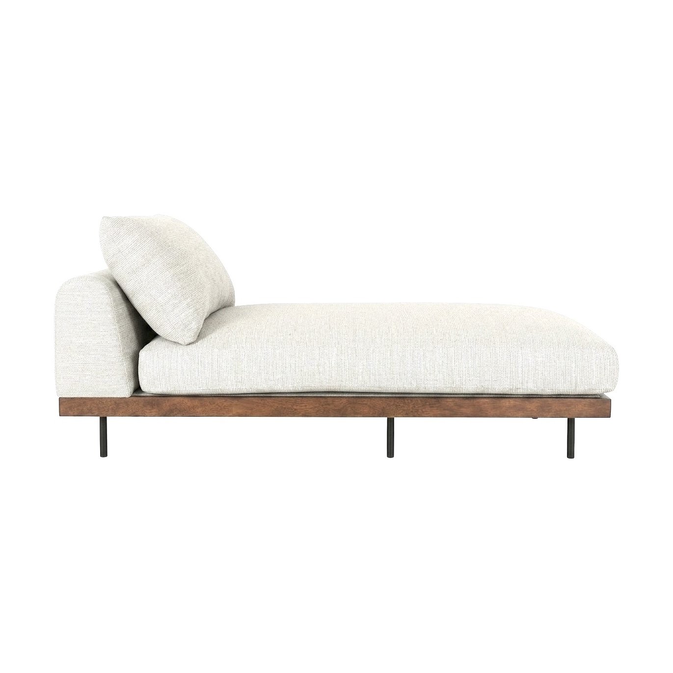 Módulo Chaise para Sofá Modular Sabi con Tela Slub Cream - image 2